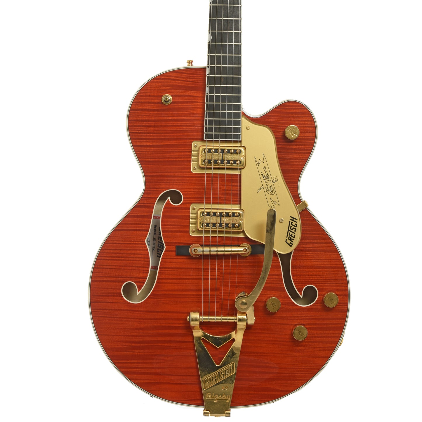 Front of Gretsch G6120TFM Players Edition Nashville Hollowbody Electric Guitar