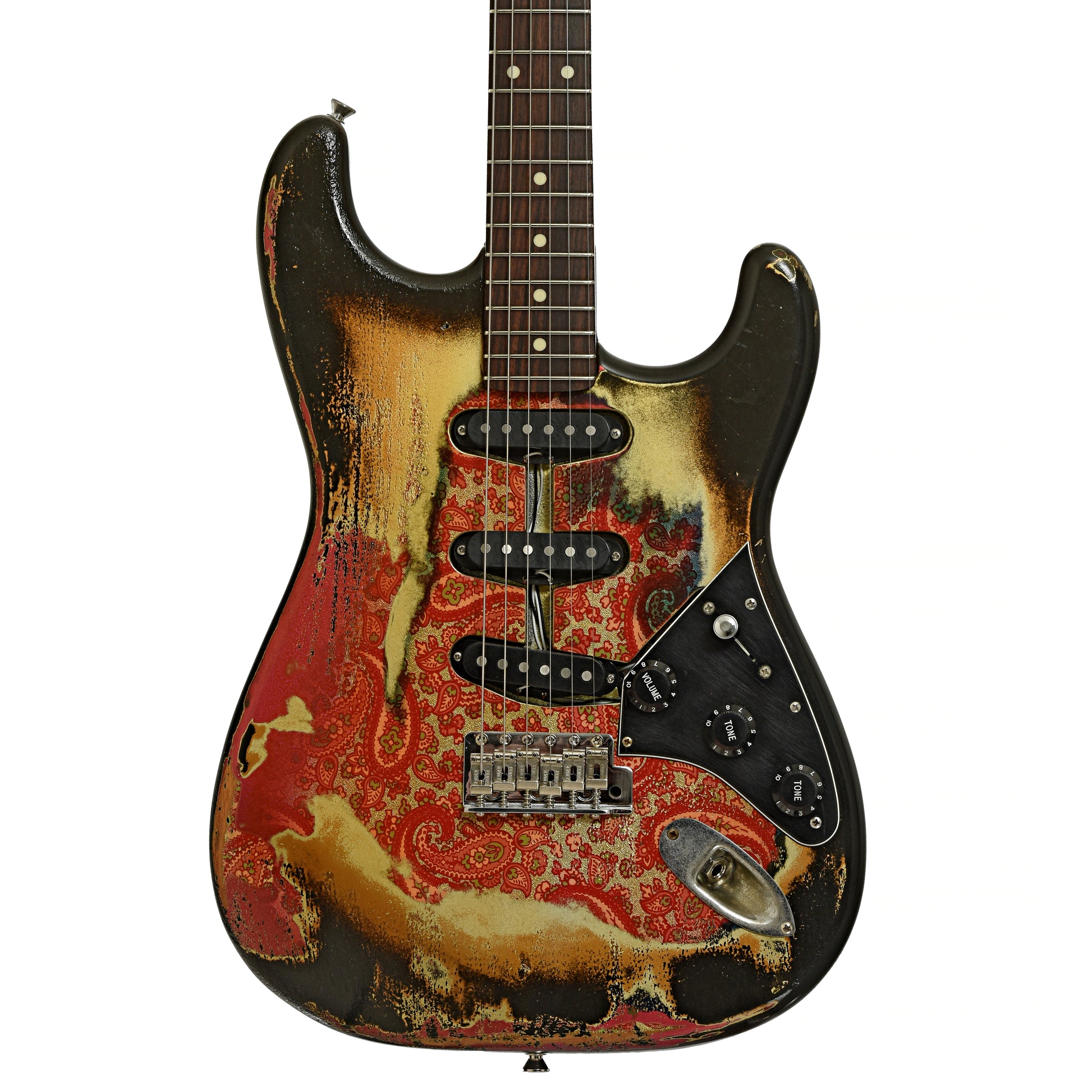 Front of Berly Psychocaster Electric Guitar