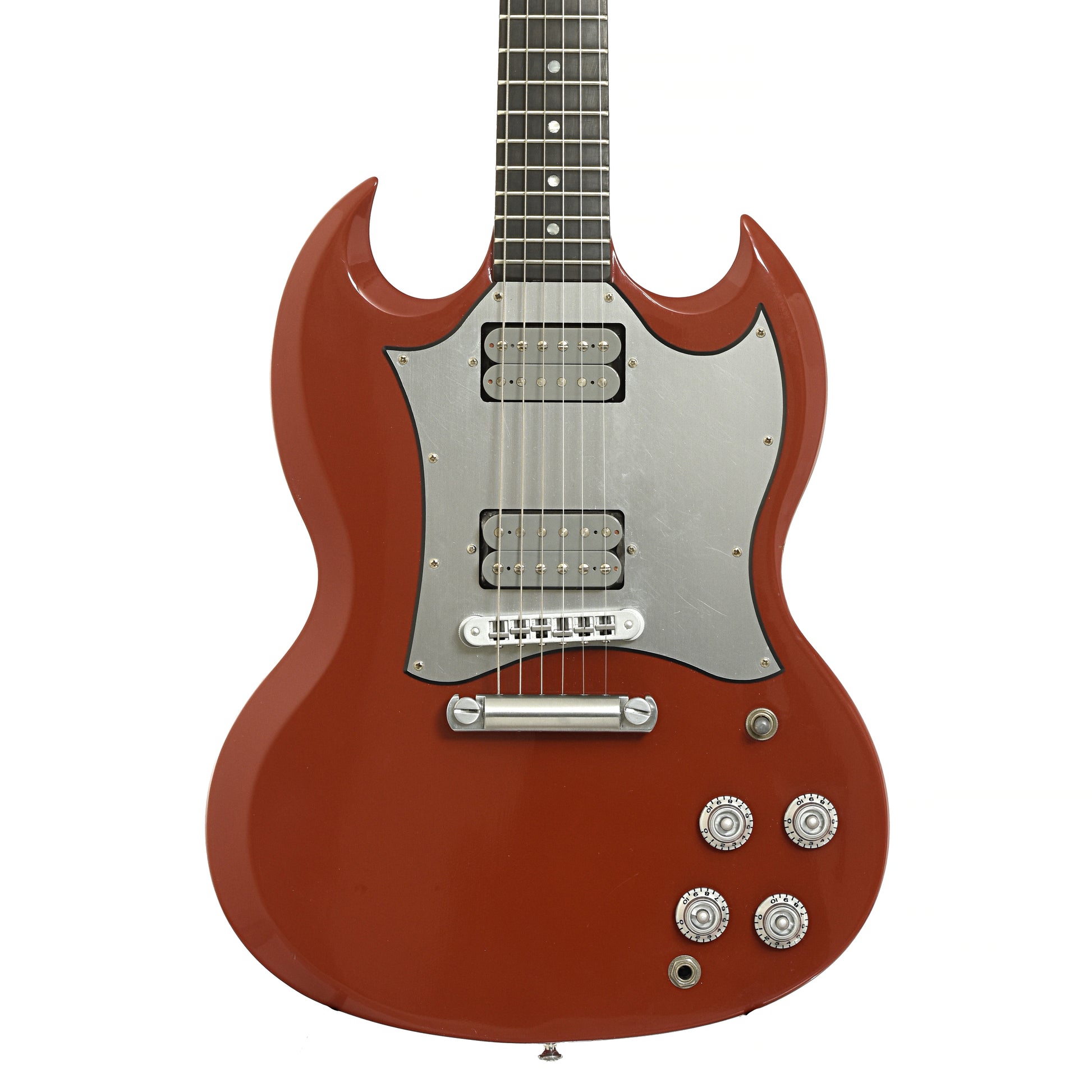 Front of Gibson Limited Edition SG Platinum Electric Guitar