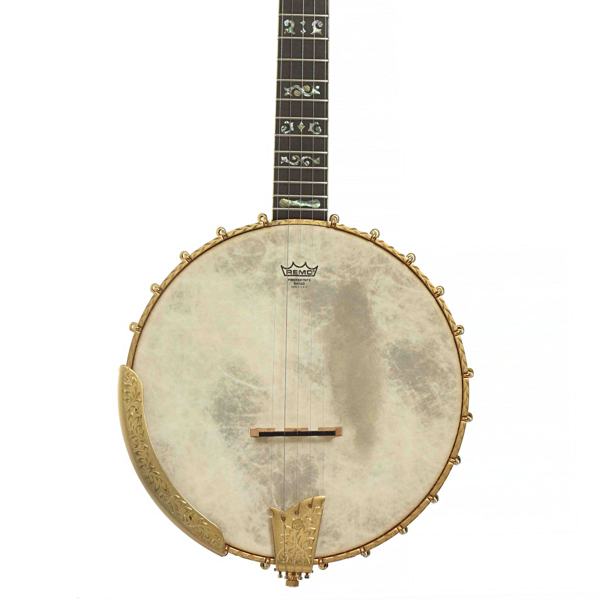 Front of Ome Juggernaut Custom Openback Banjo