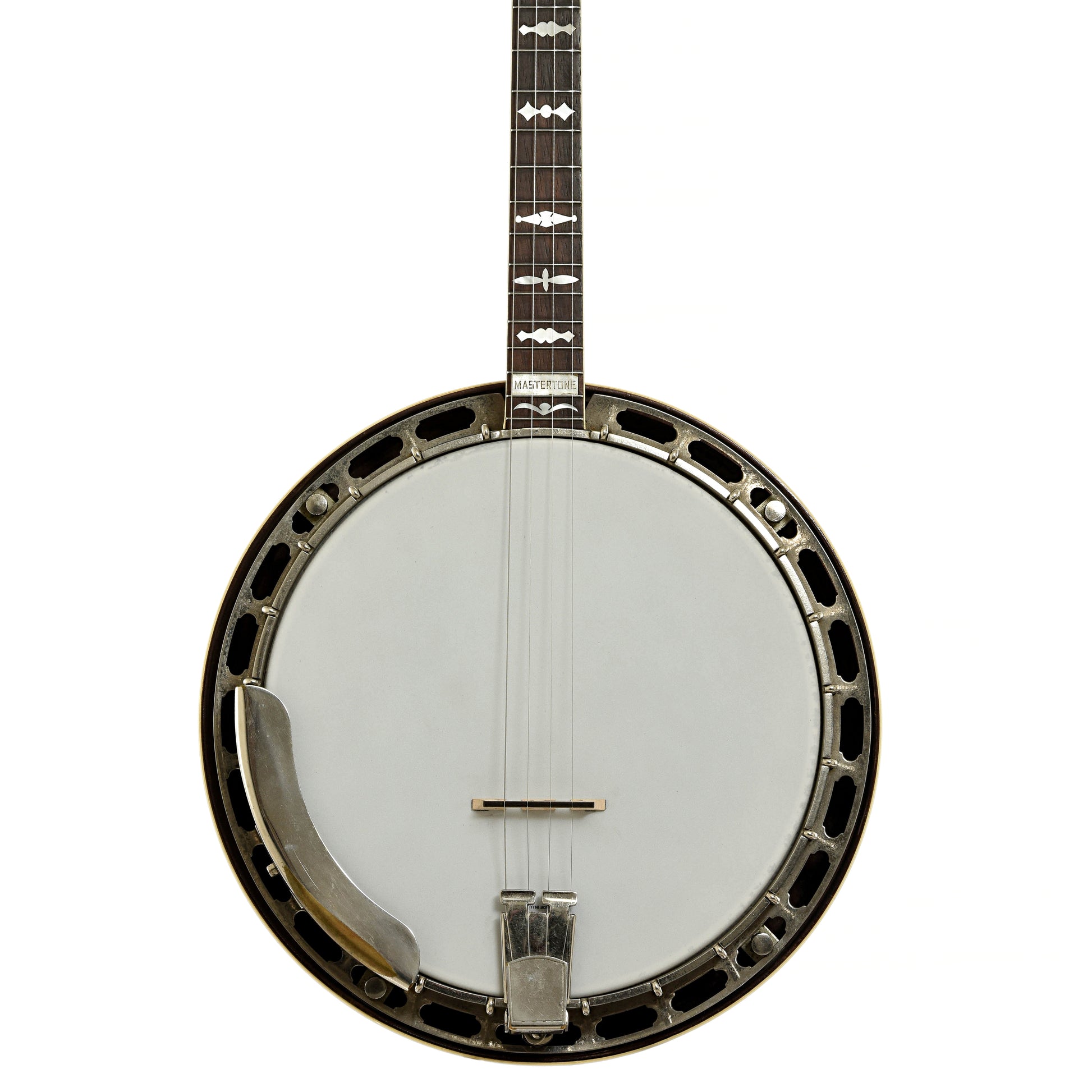 Front of Gibson PB-3 Flathead Plectrum Banjo