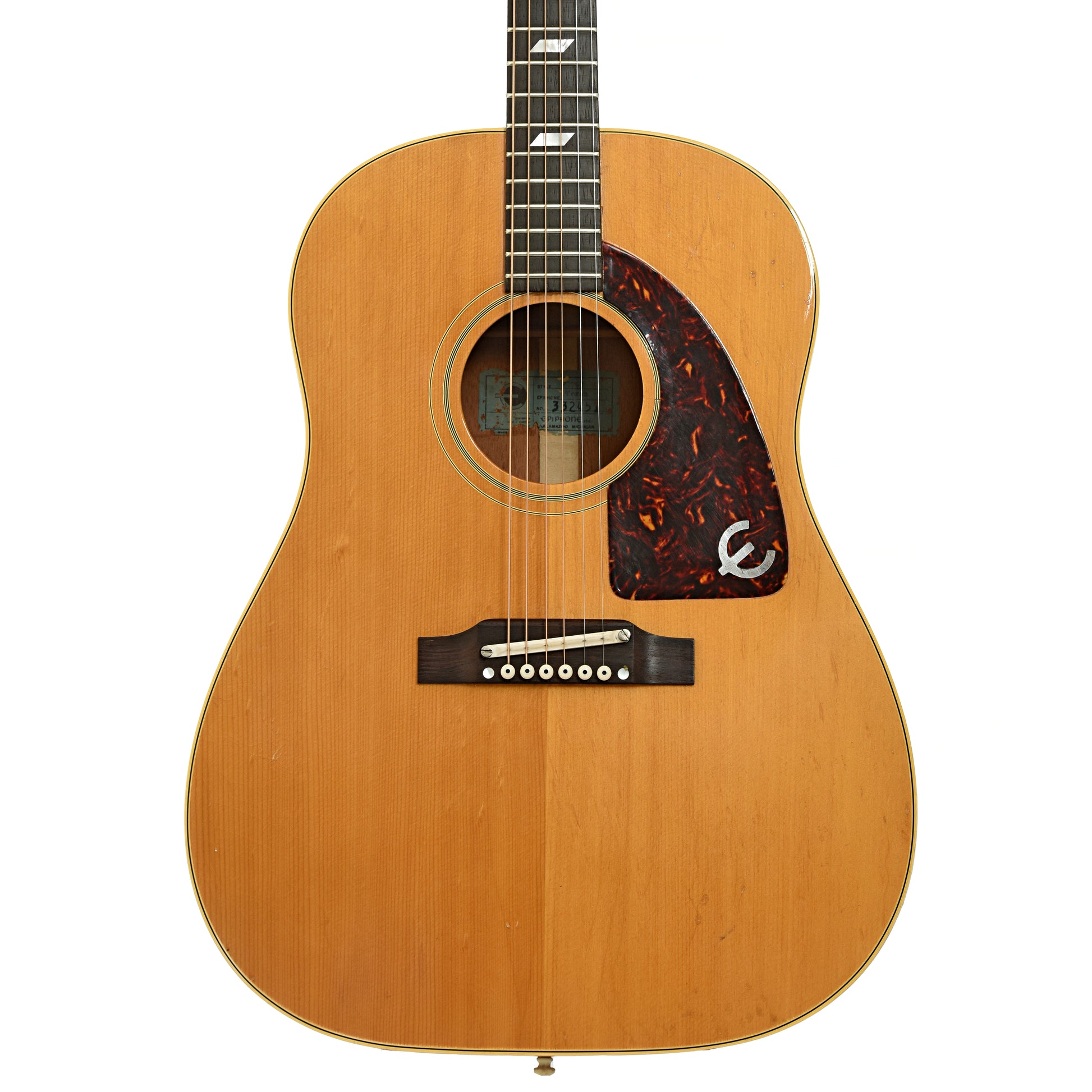 Front of Epiphone FT-79 Texan Acoustic Guitar