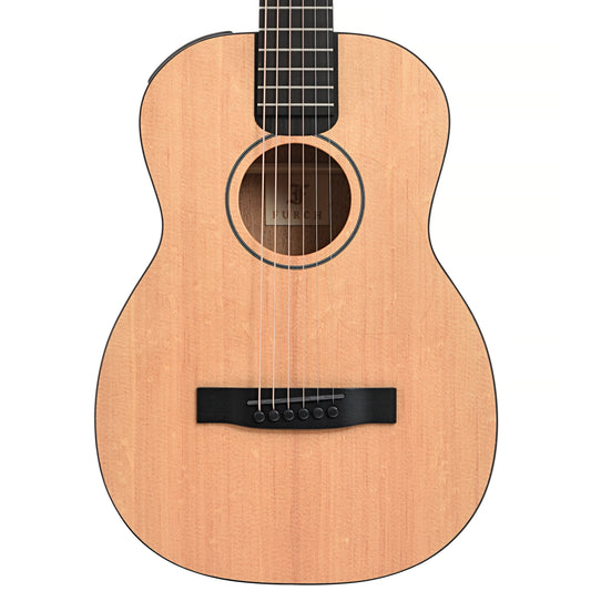 front of Furch LJ10-SM Little Jane Travel Guitar, Spruce and Mahogany