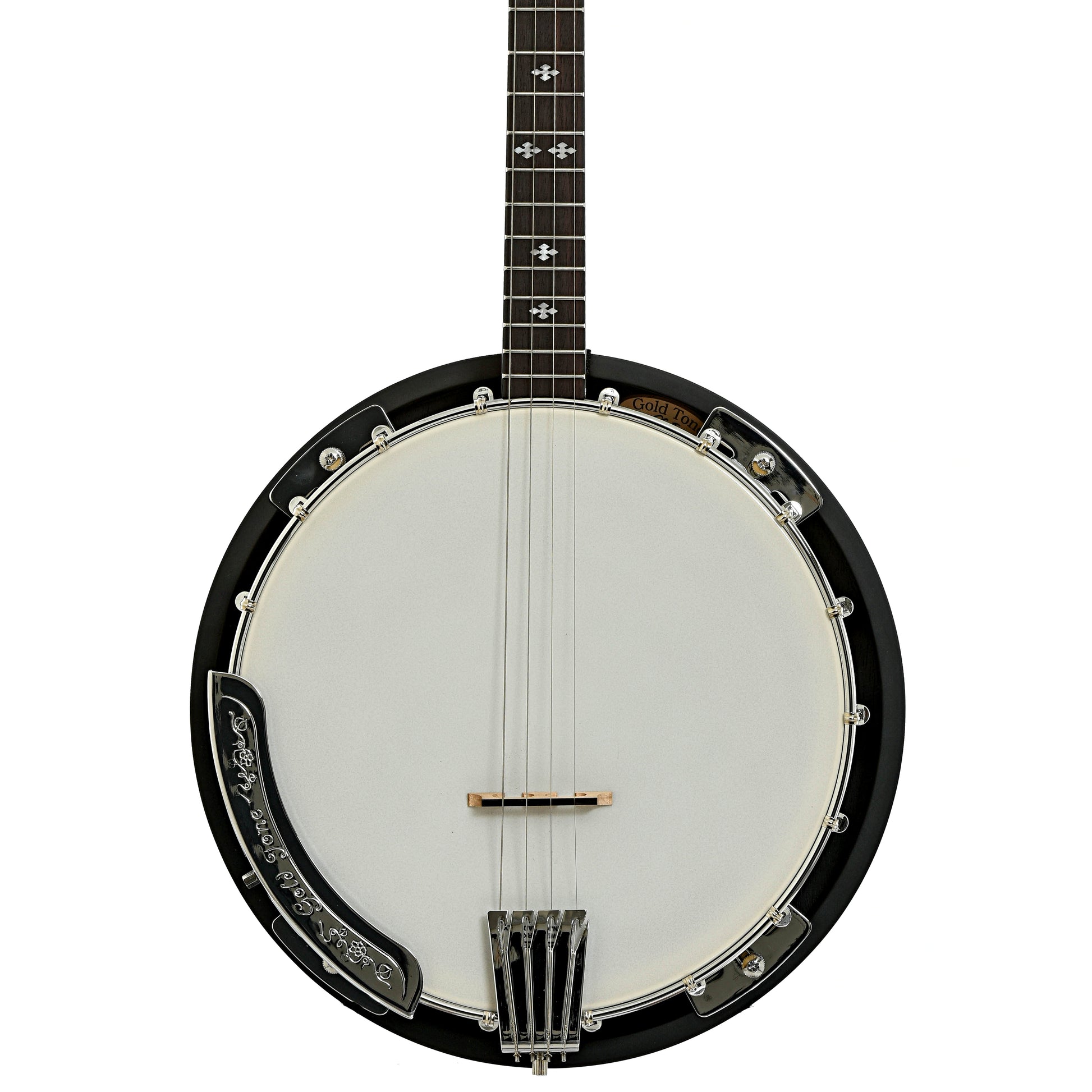 Front of Gold Tone CC-Tenor 19-Fret Tenor Resonator Banjo
