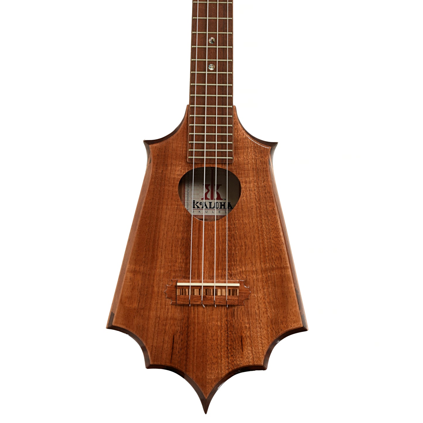 Front of KoAloha KTS-07 Sceptre Tenor Ukulele