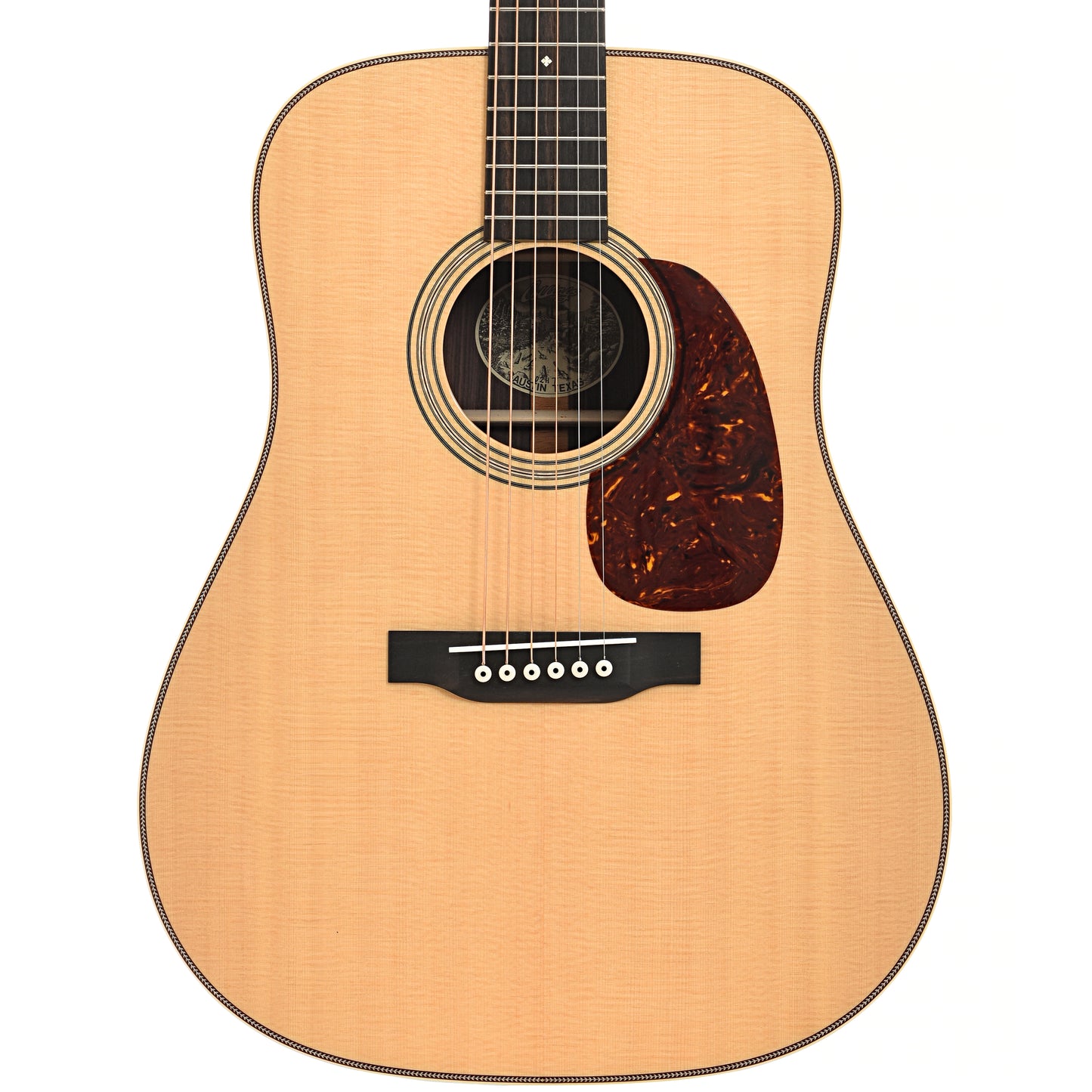 Front of Collings D2HT Traditional Series, Indian Rosewood with Sitka Top