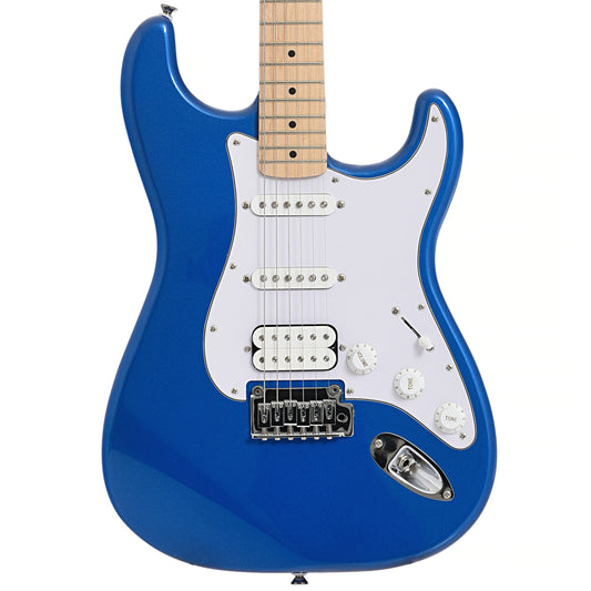Front of Squier Affinity Series Stratocaster HSS, Lake Placid Blue