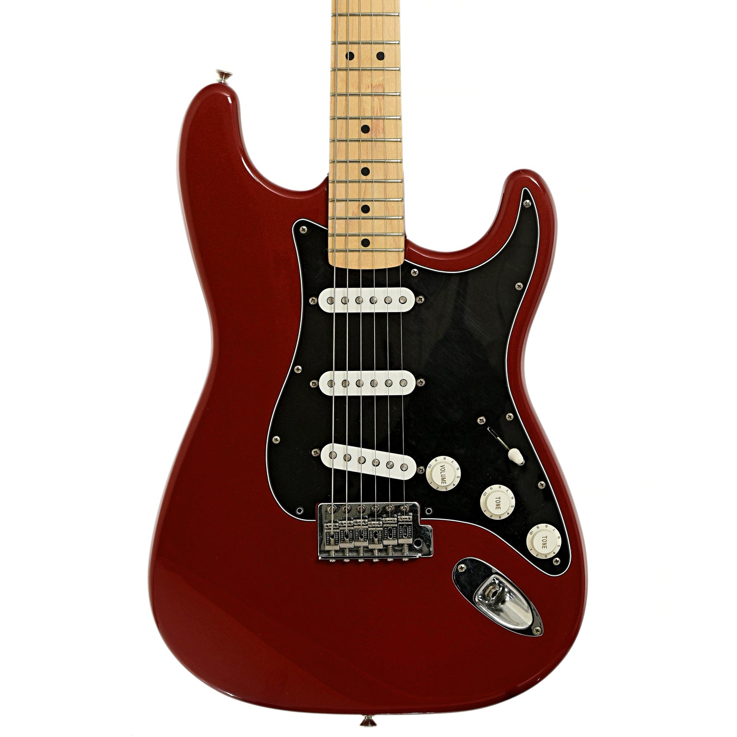 Front of Fender Stratocaster Standard Electric Guitar 