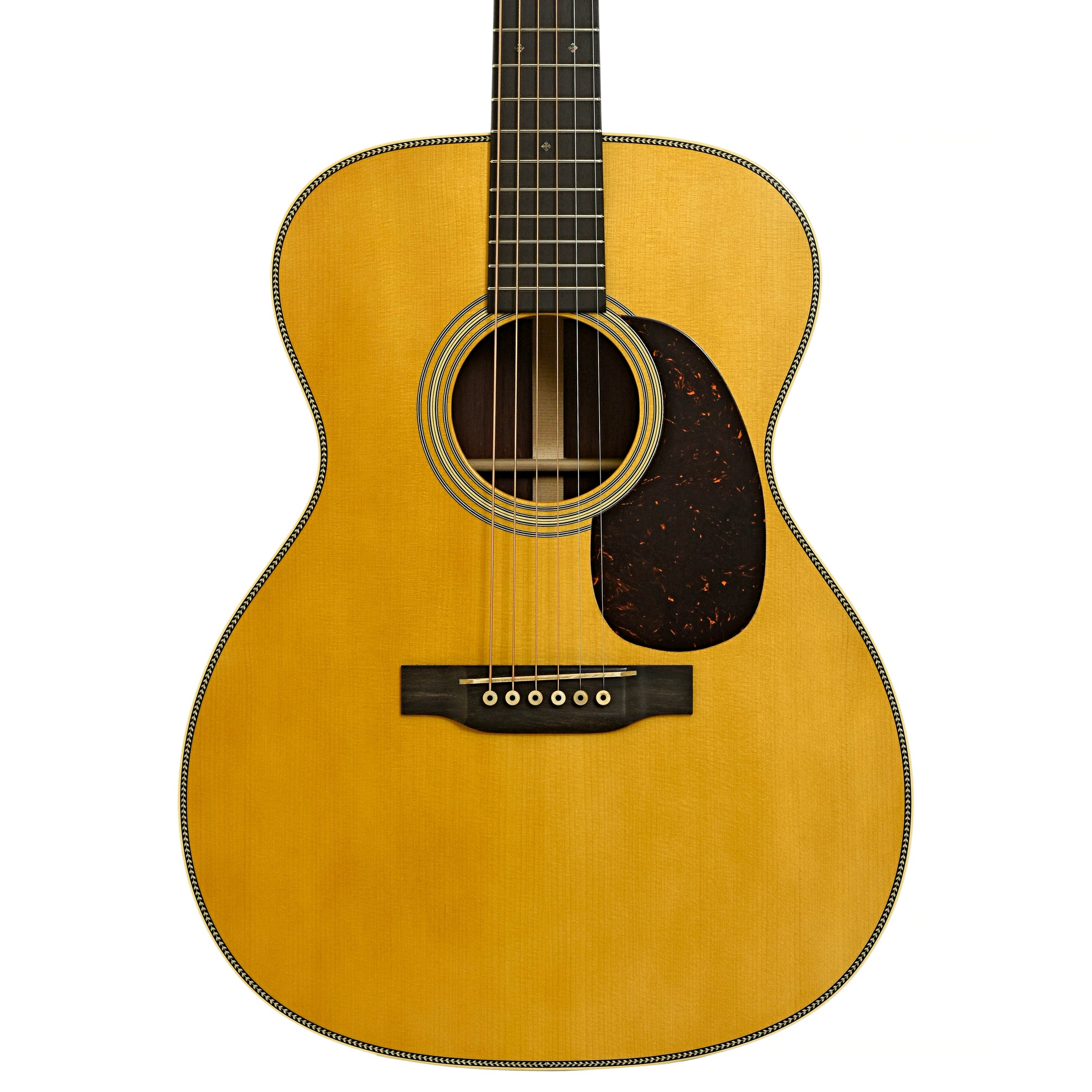 Front of Martin Custom Shop 000-28 Authentic, Madagascar Rosewood, Acoustic Guitar 