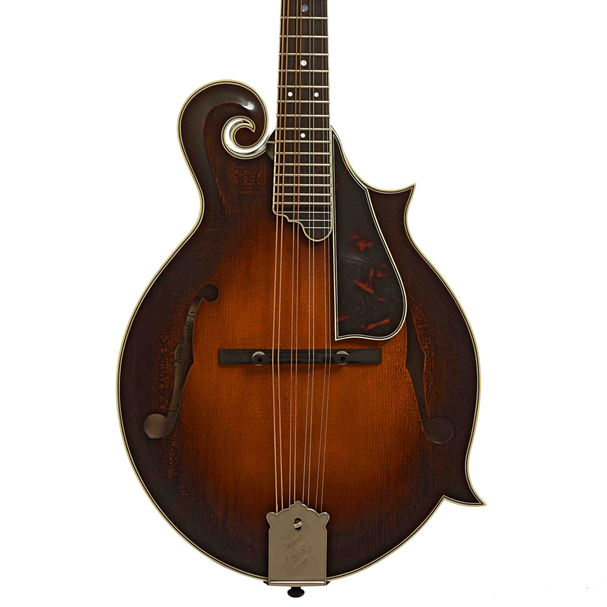 Front of Northfield Workshop NFB-F5E Master Model Big Mon Mandolin, Engelmann Top