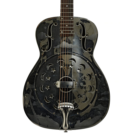 Front of Dobro Model 90 Duolian Resonator Guitar 