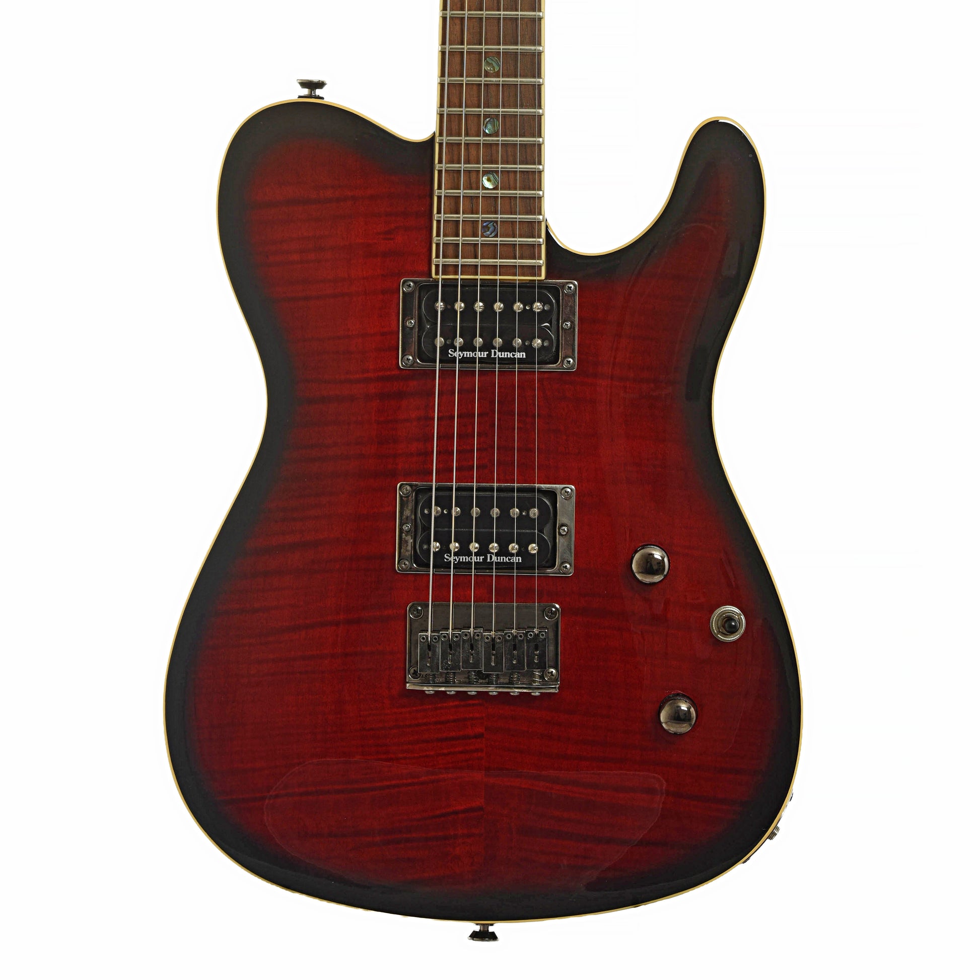 Front of Fender Custom Telecaster FMT Electric Guitar