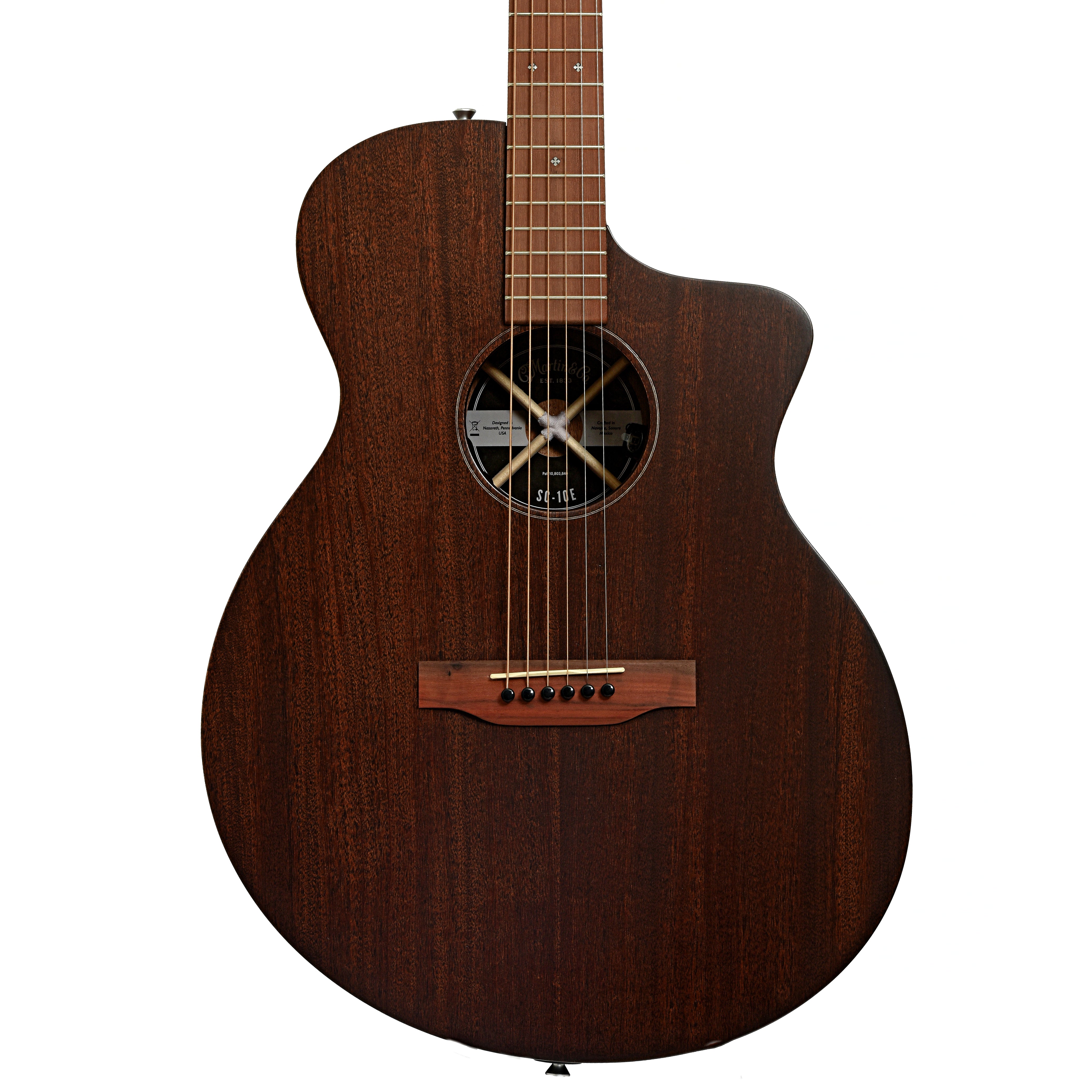 Martin SC-10E Modern Sapele Road Series Acoustic Guitar & Gigbag