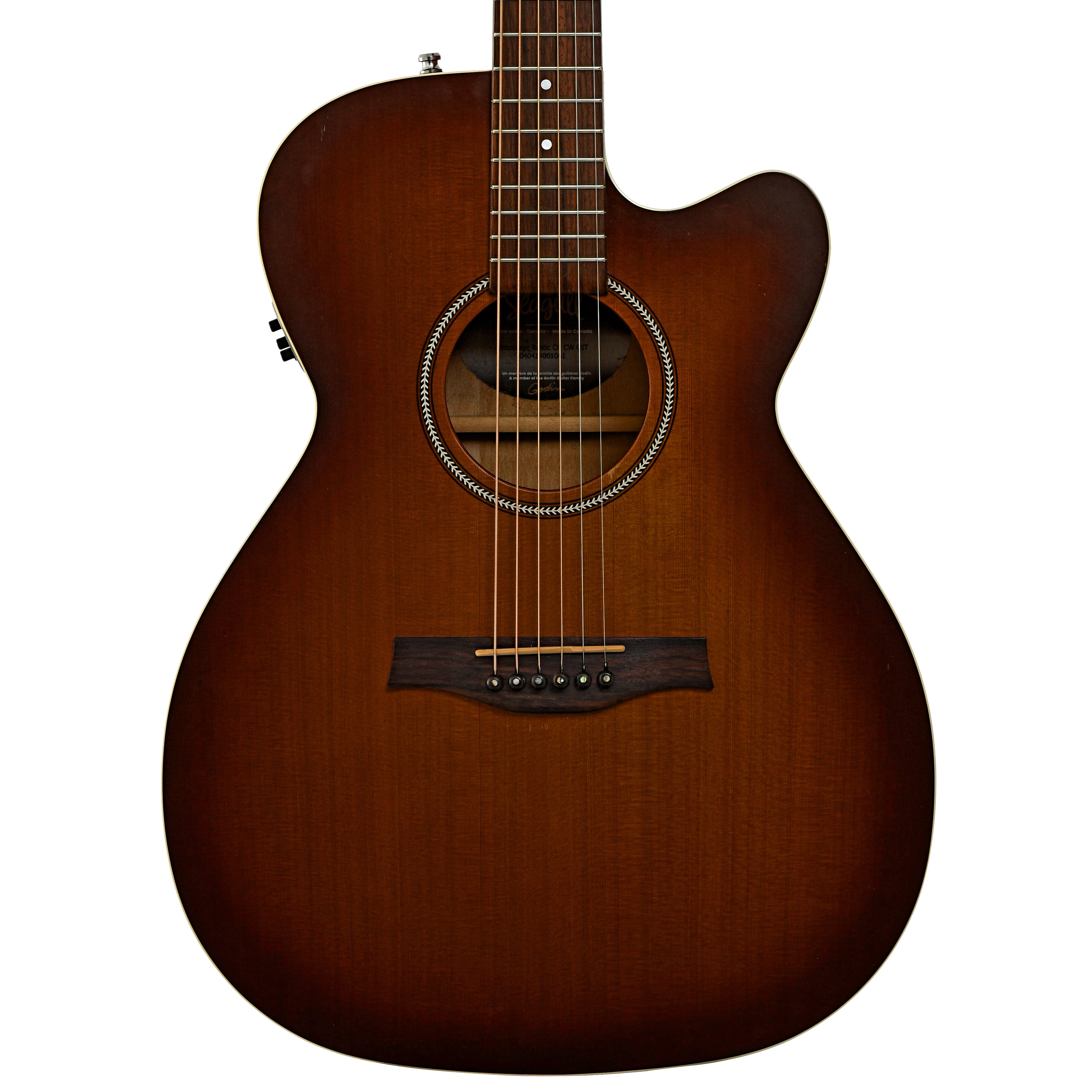 Qit Instrument Seagull Entourage Rustic CH CW QIT Acoustic-Electric Guitar (recent ...