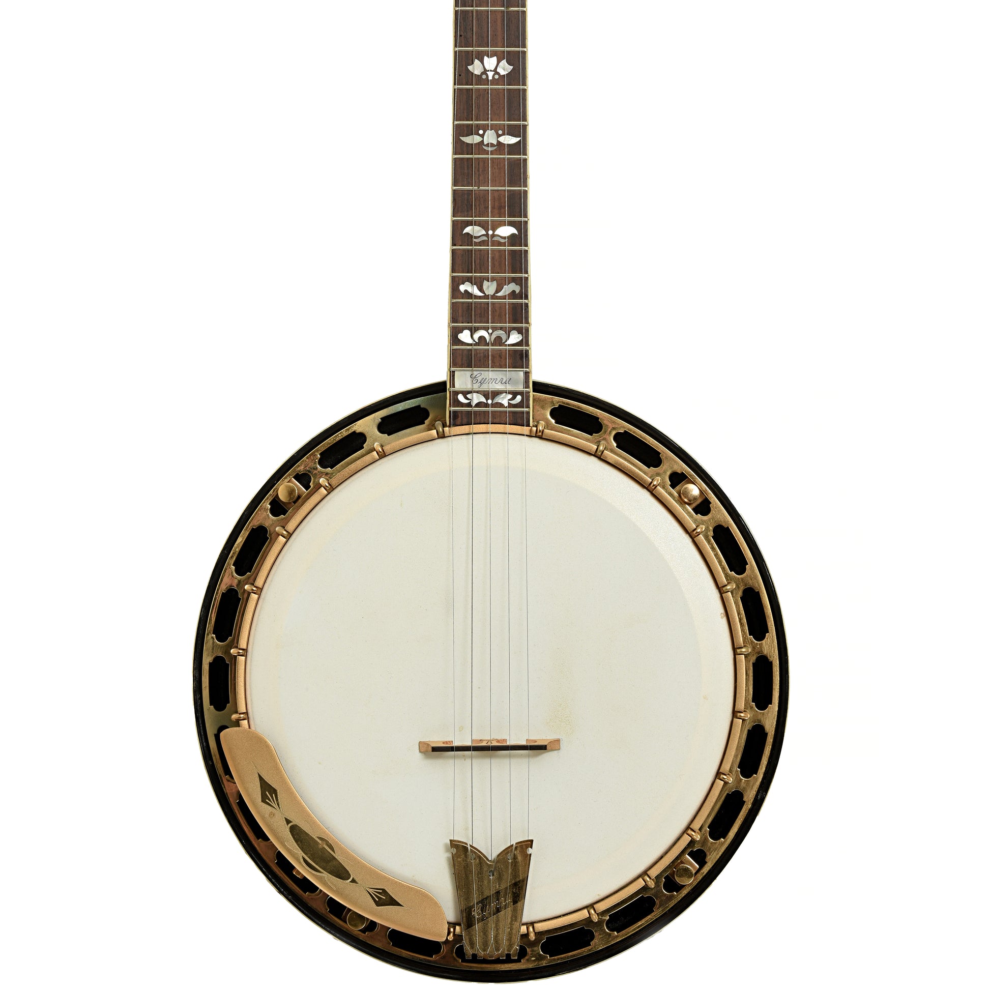 Front of Cymru Parts Resonator Banjo