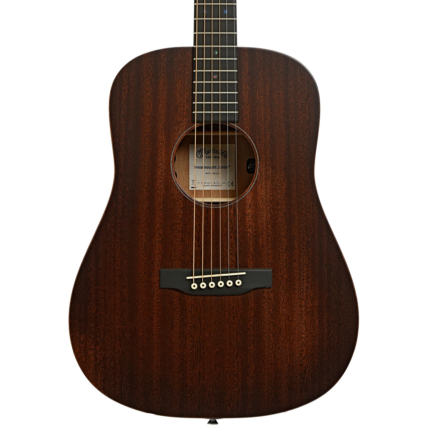 Front of DC-JRE StreetMaster Junior Acoustic Electric Guitar & Gigbag