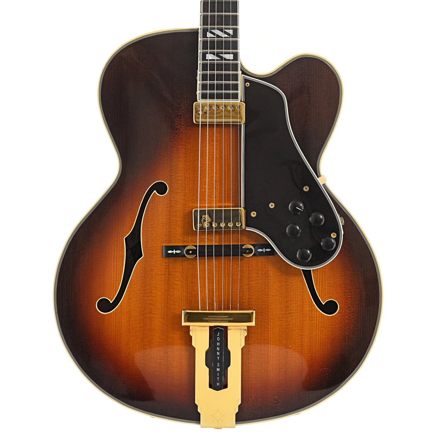 Front of Gibson Johnny Smith Archtop Hollowbody Electric Guitar (1974)