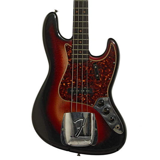 Front of Fender Jazz Electric Bass
