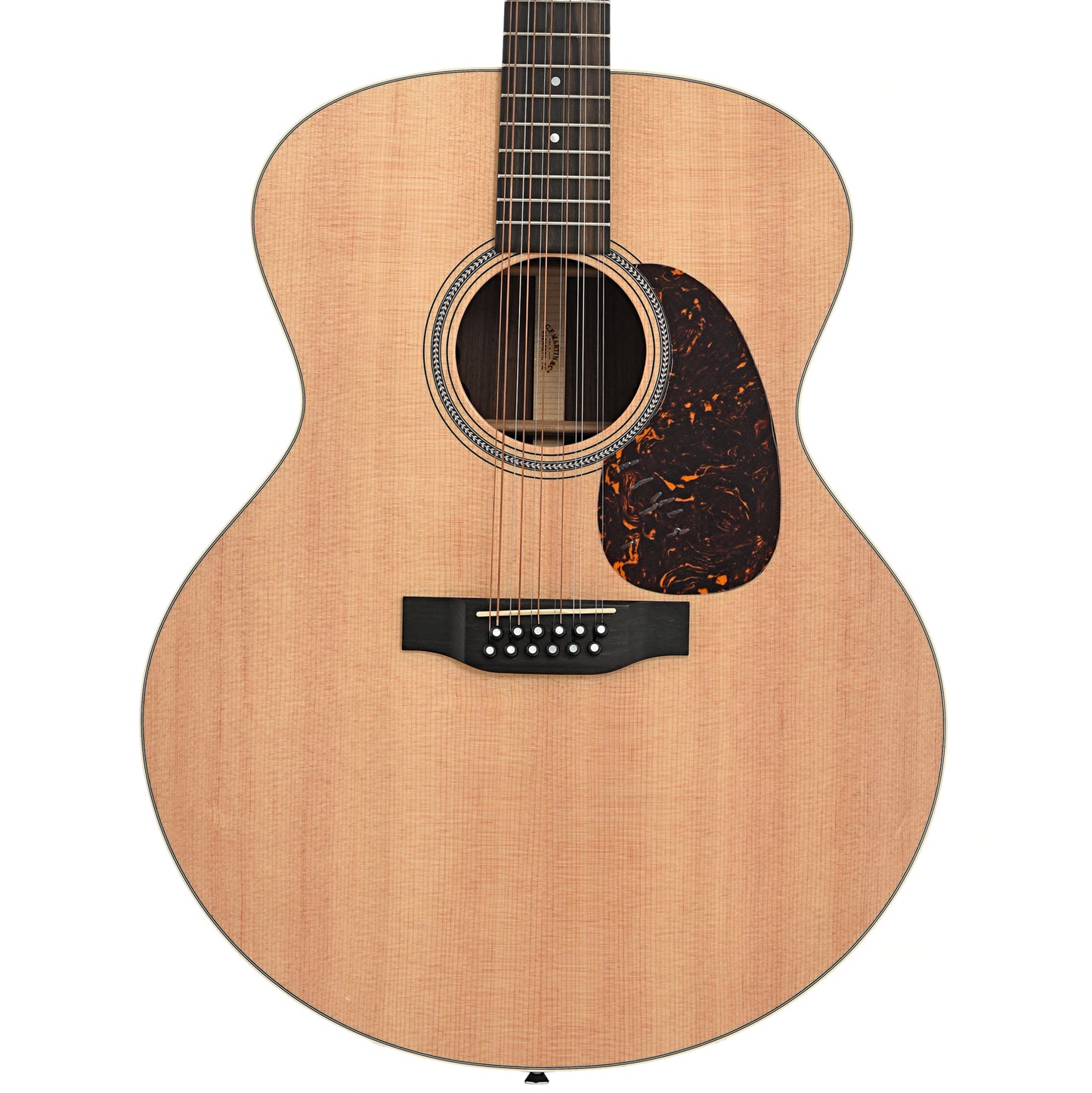 Front of Martin Grand J-16E Thin-Body 12-String Guitar