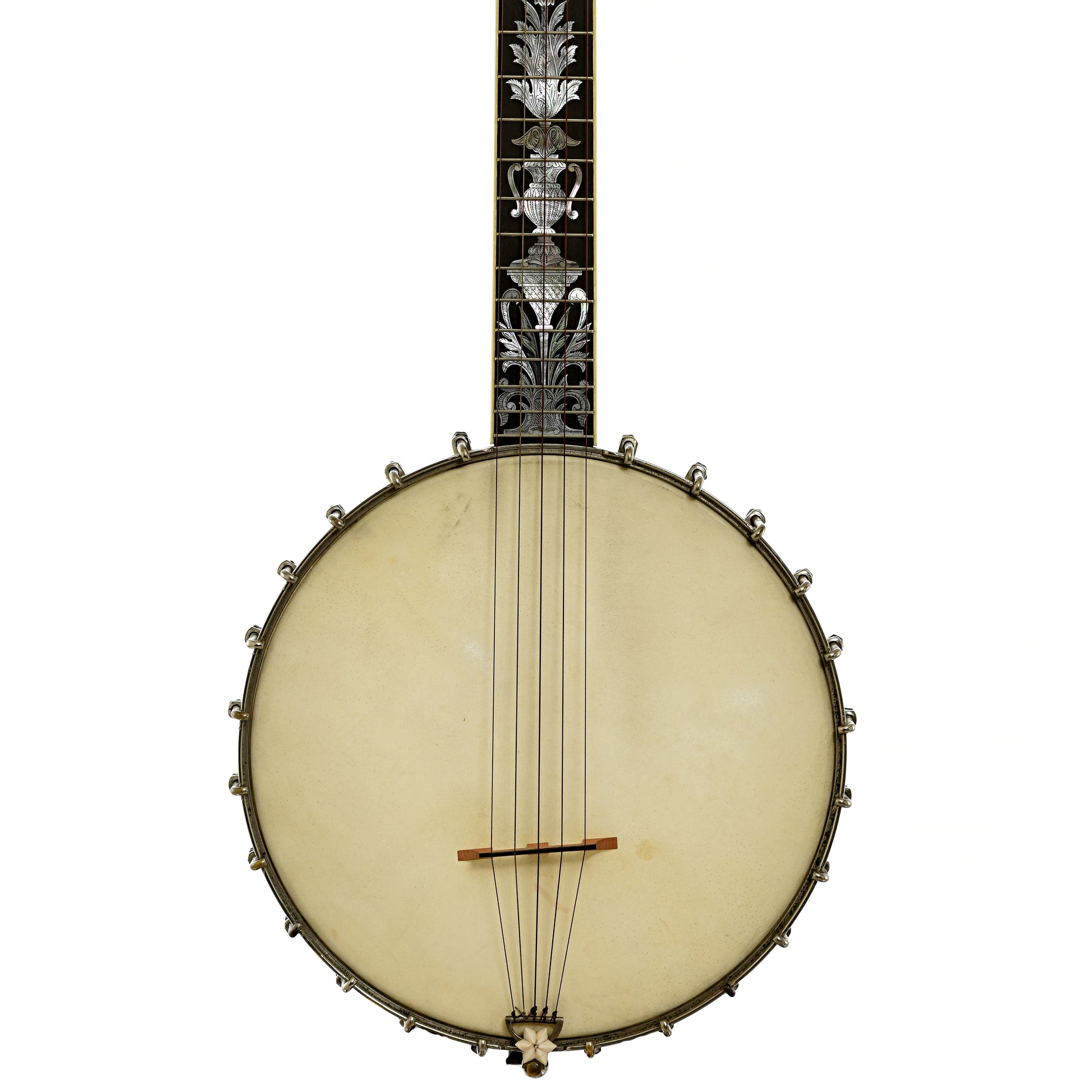 Front of Doug Unger Presentation Open Back Banjo