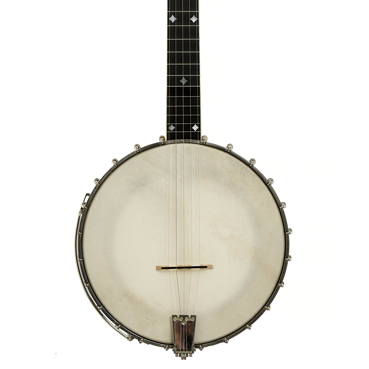 Front of Bart Reiter Professional Custom Open Back Banjo
