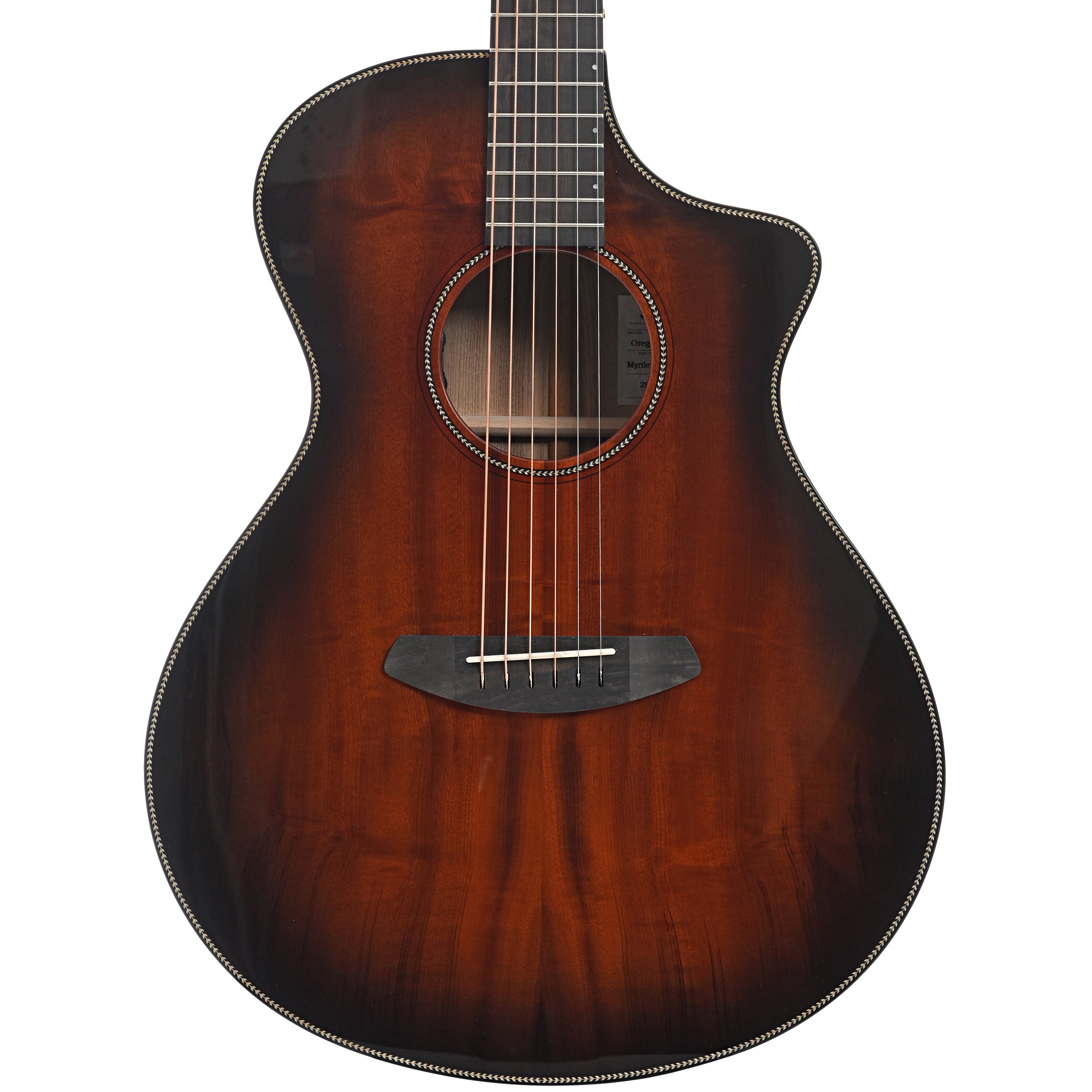 Breedlove Oregon Series Concert Bourbon CE Myrtlewood-Myrtlewood
