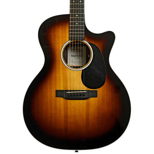 Front of Martin GPC-13E Burst, Ziricote Cutaway Guitar with Pickup