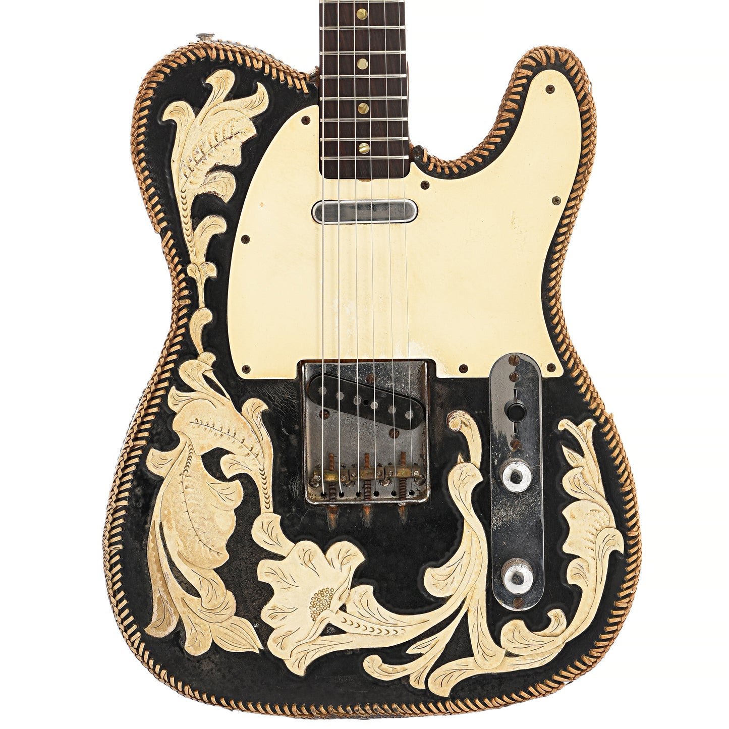 Front of Fender Parts Telecaster Electric Guitar (1952/1967)
