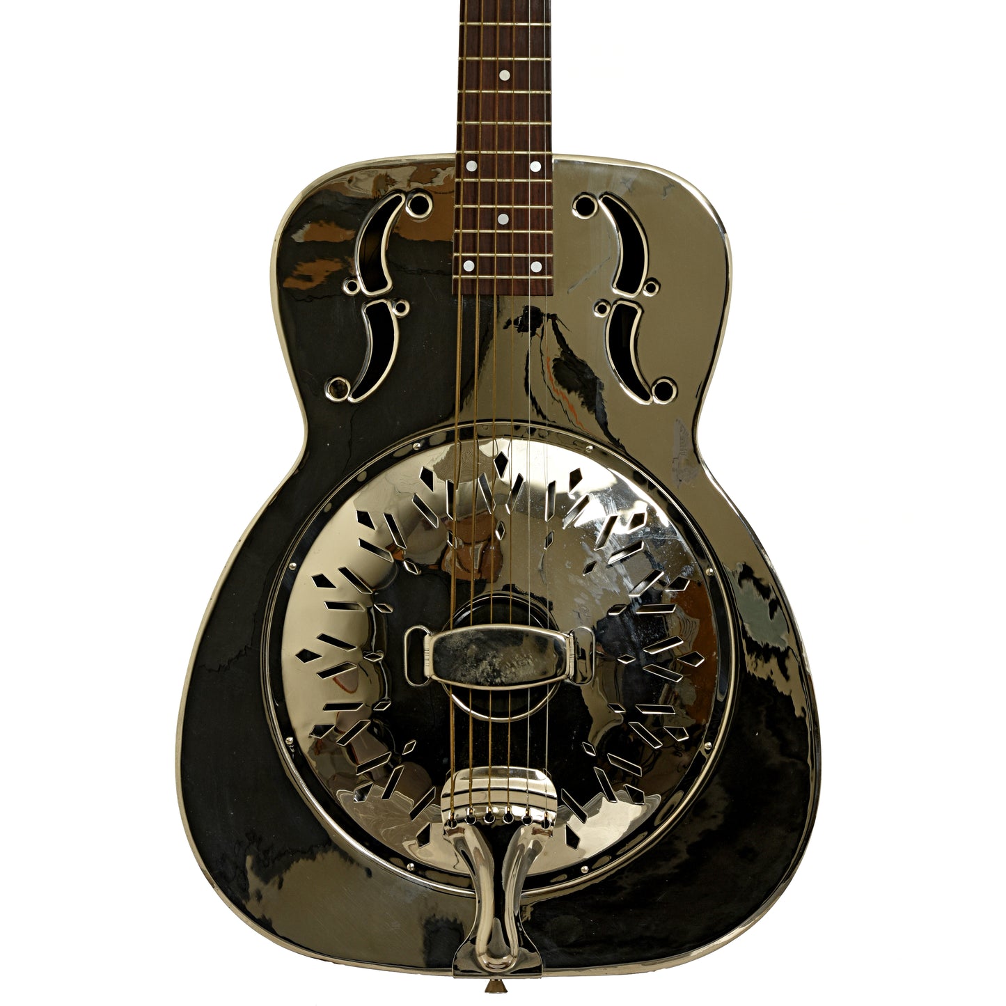 Front of Johnson AXL998 Resonator Guitar 