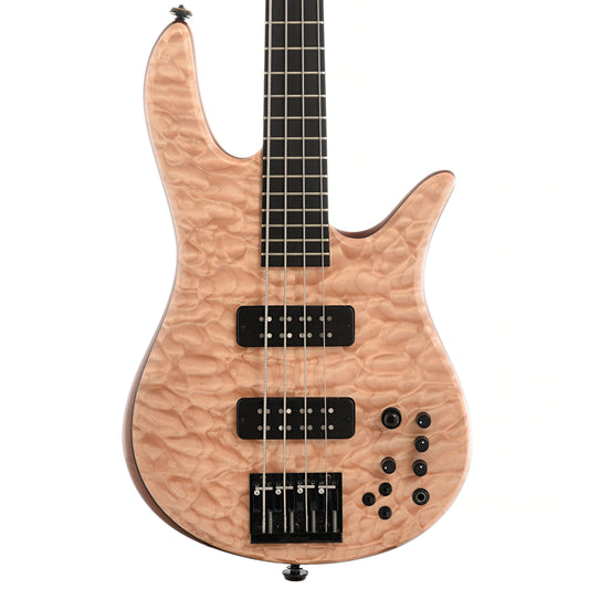 Front of Fodera Monarch Elite Electric Bass