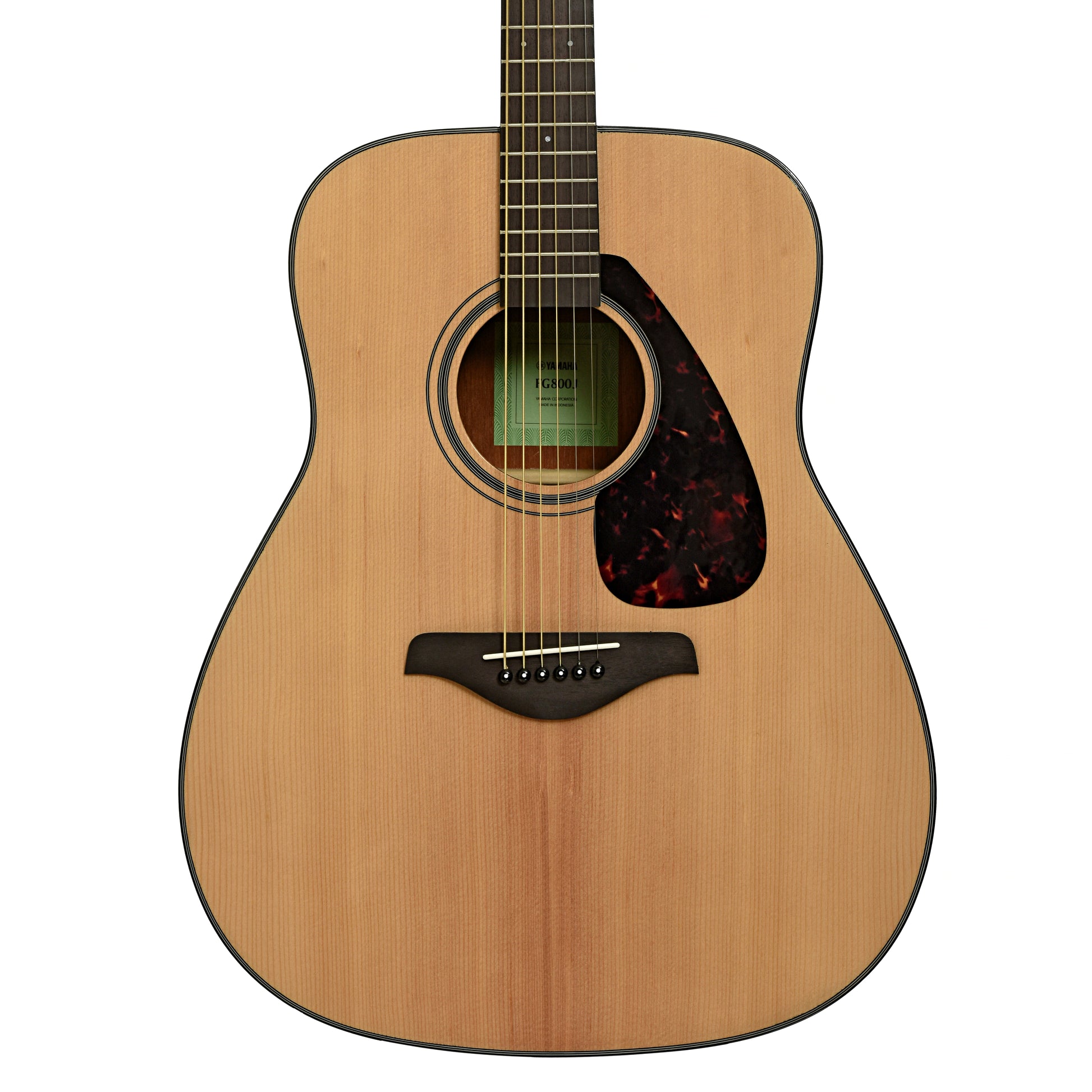 Front of Yamaha FG800J Acoustic Guitar