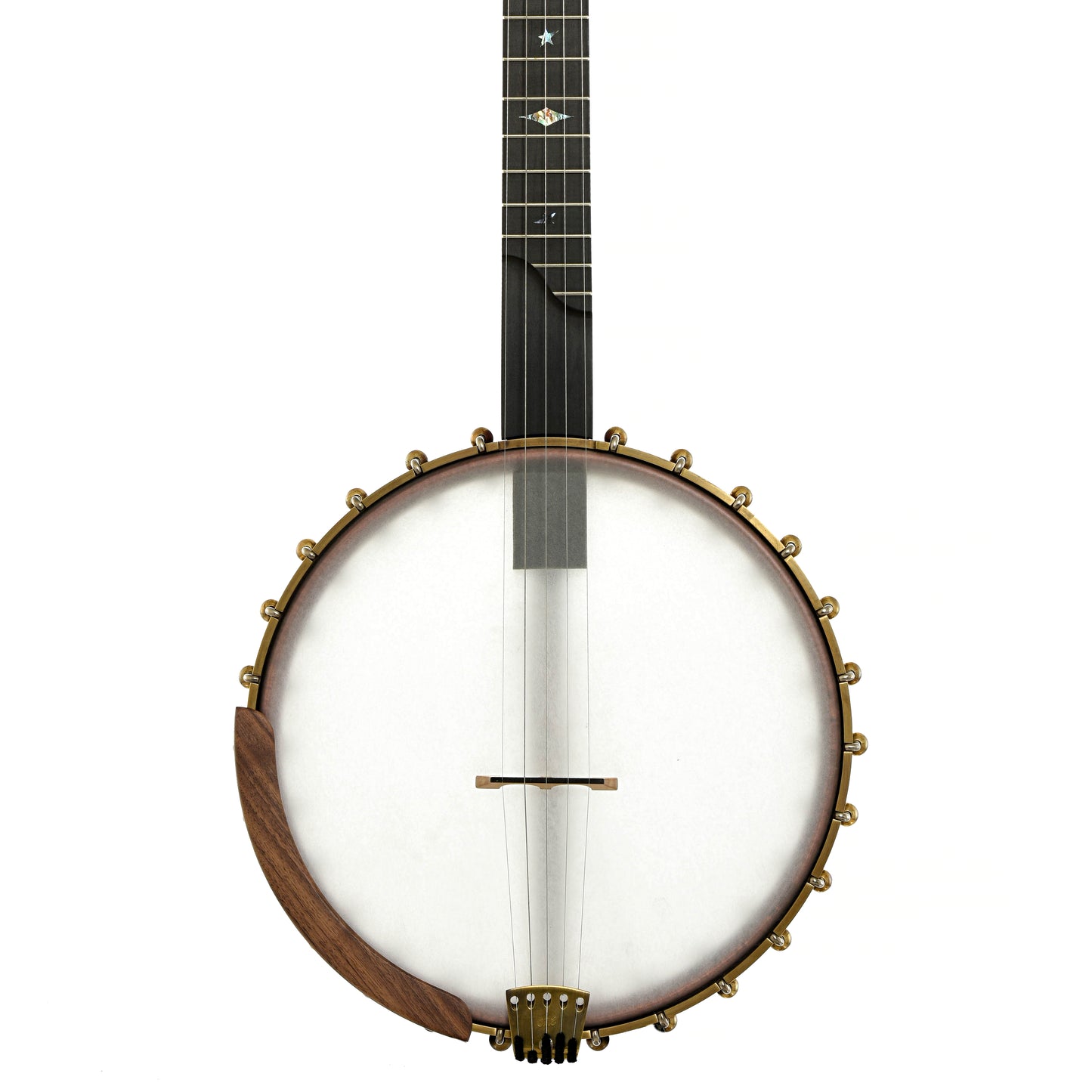 Front of Ome Jubilee 12" Openback Banjo, Maple Neck