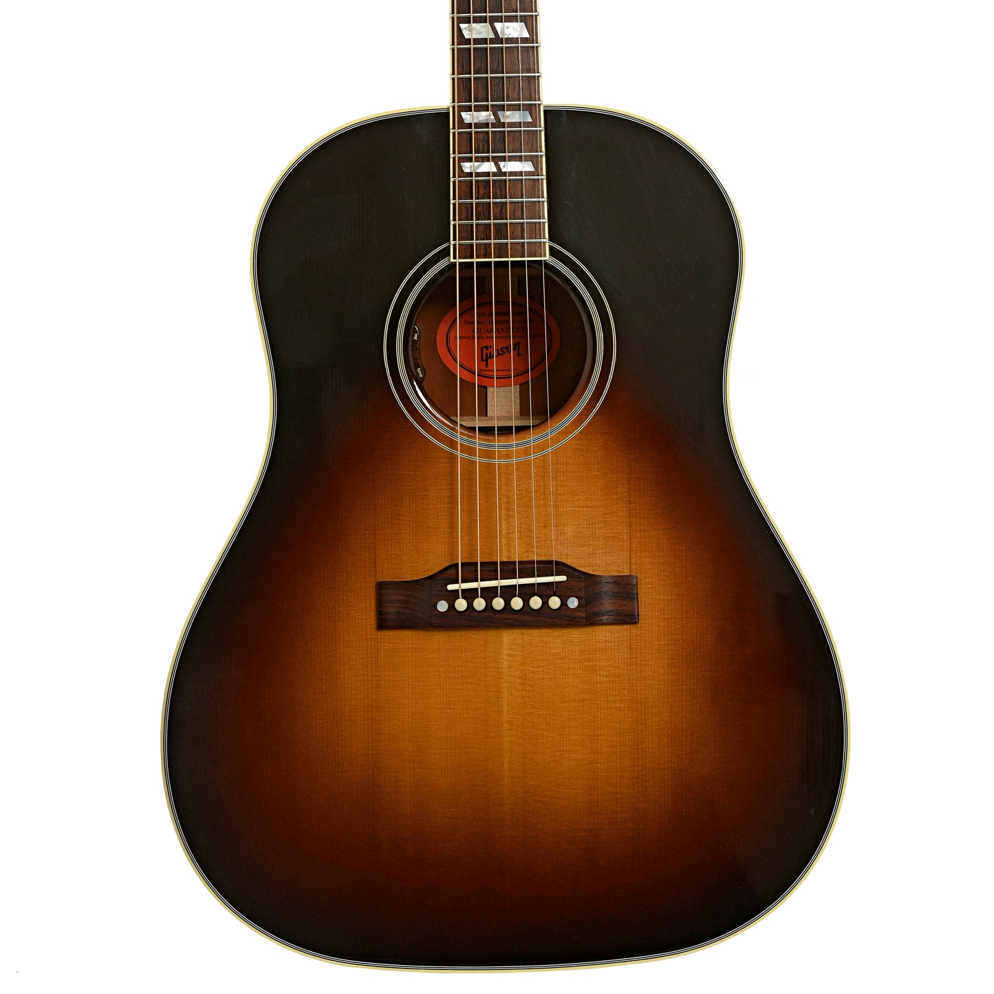 Front of Gibson Southern Jumbo Acoustic Guitar
