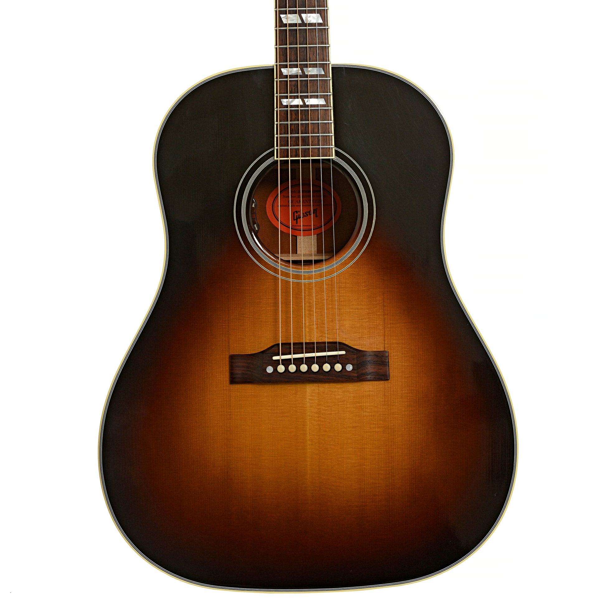Front of Gibson Southern Jumbo Acoustic Guitar