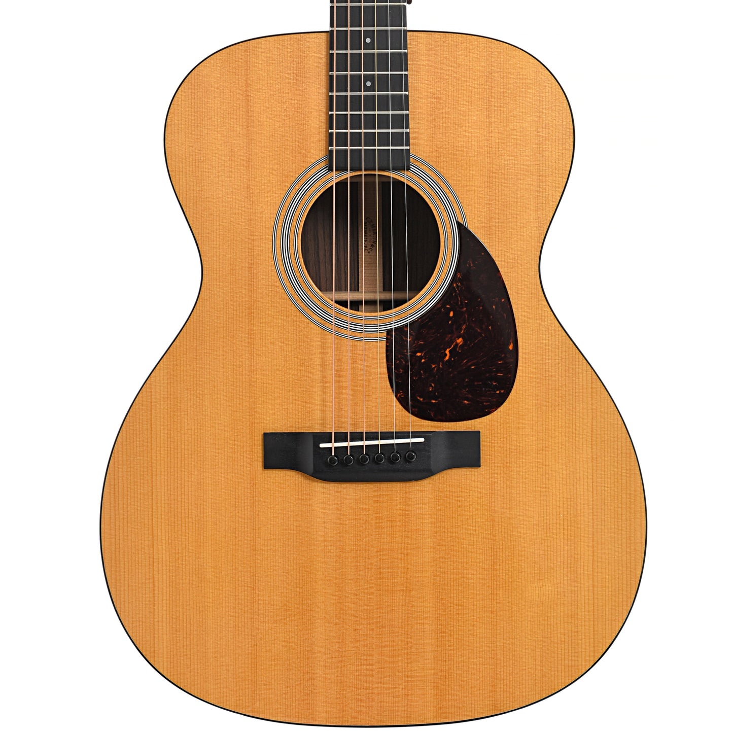 Front of Martin OM-21 Acoustic Guitar (2019)
