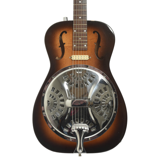 Front of Dobro F-60 Roundneck Resonator Guitar 