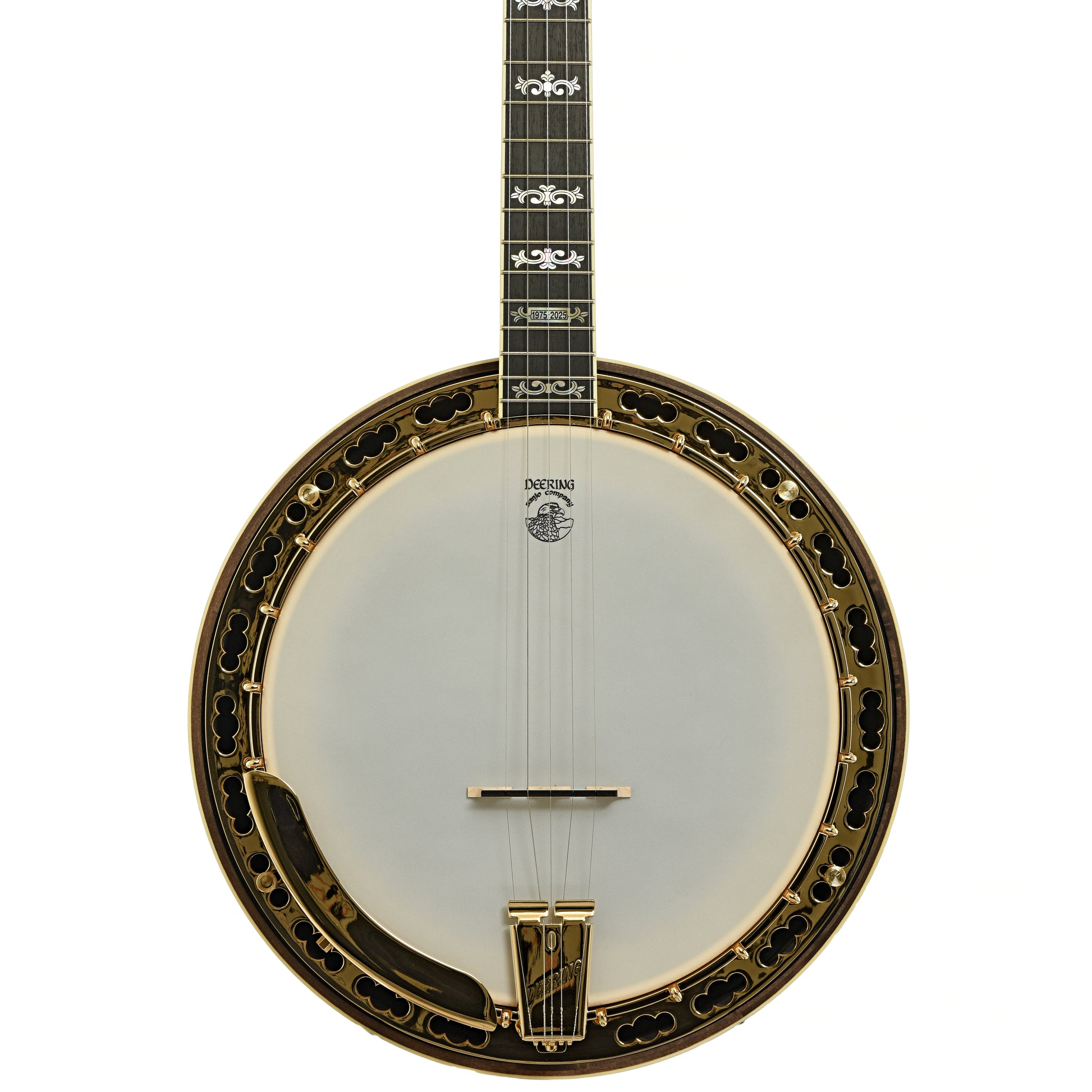 Front of Deering 50th Anniversary Limited Edition Resonator Banjo