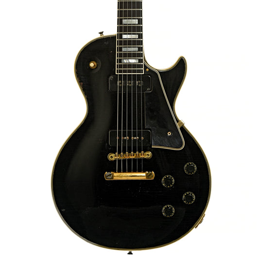 Front of Gibson Les Paul Custom Electric Guitar 
