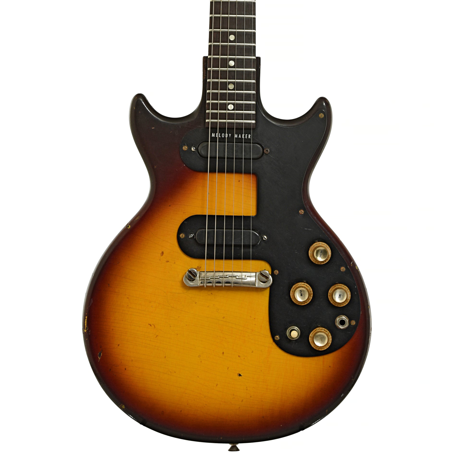 Front of Gibson Melody Maker D Electric Guitar 