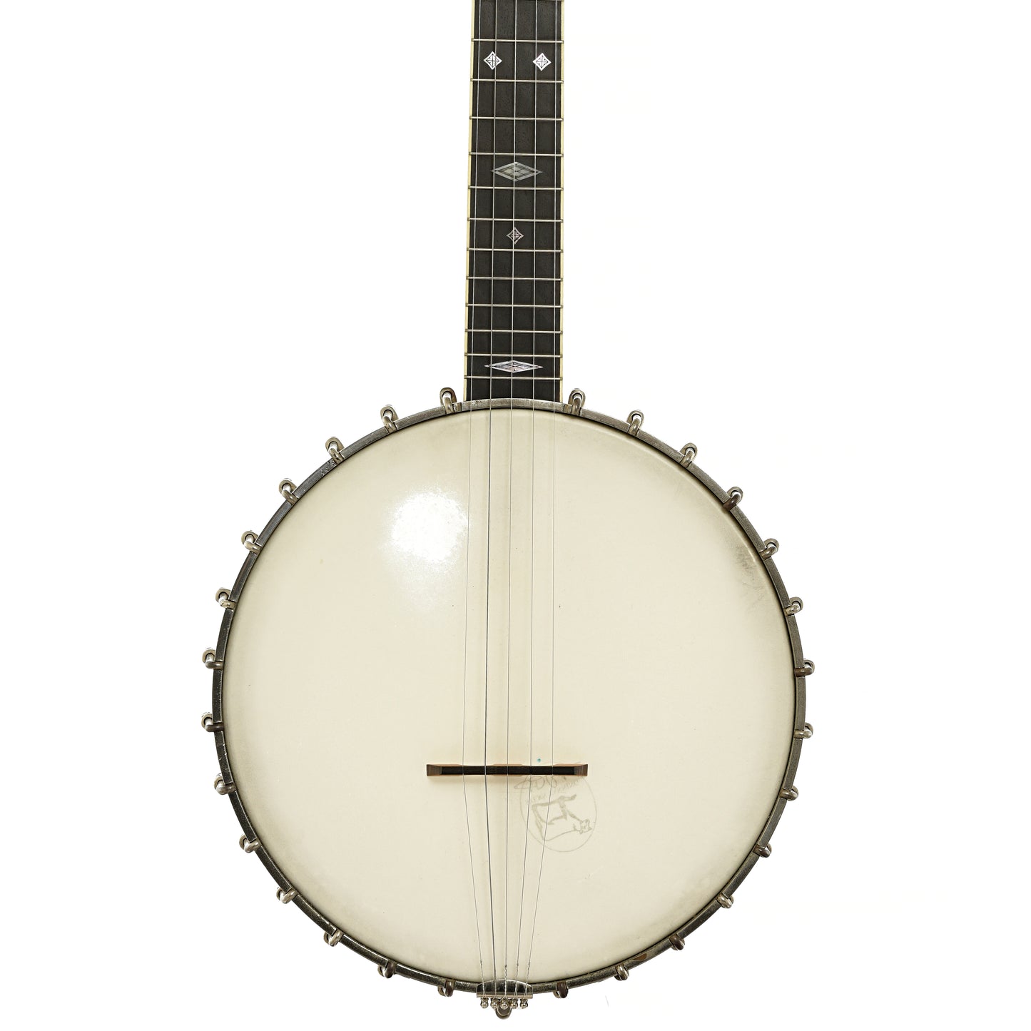 Front of R.M. Anderson Vega Tubaphone Conversion Banjo