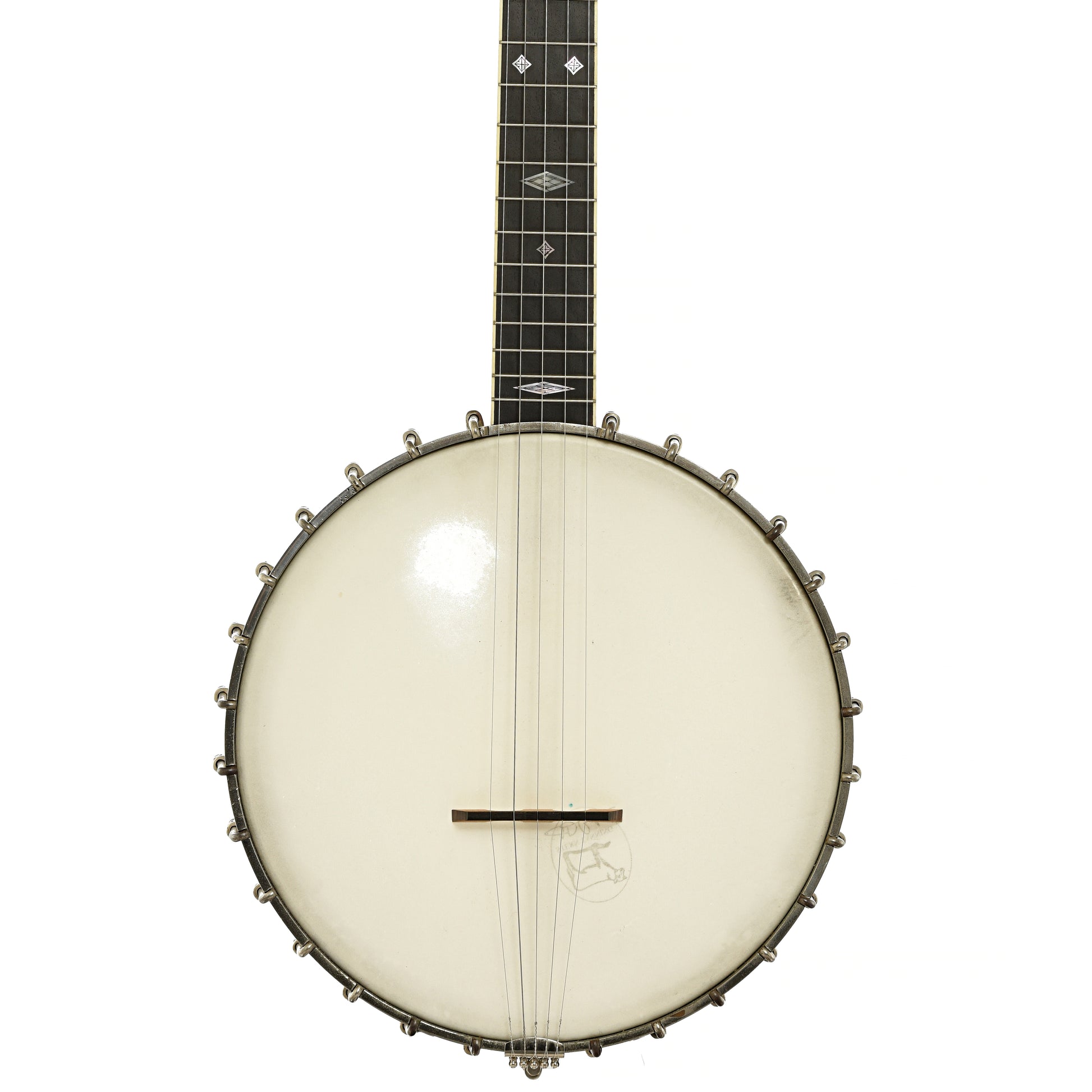 Front of R.M. Anderson Vega Tubaphone Conversion Banjo