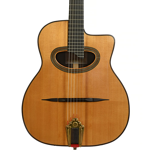 Front of Jean Noel Lebreton Hot Club Acoustic Guitar