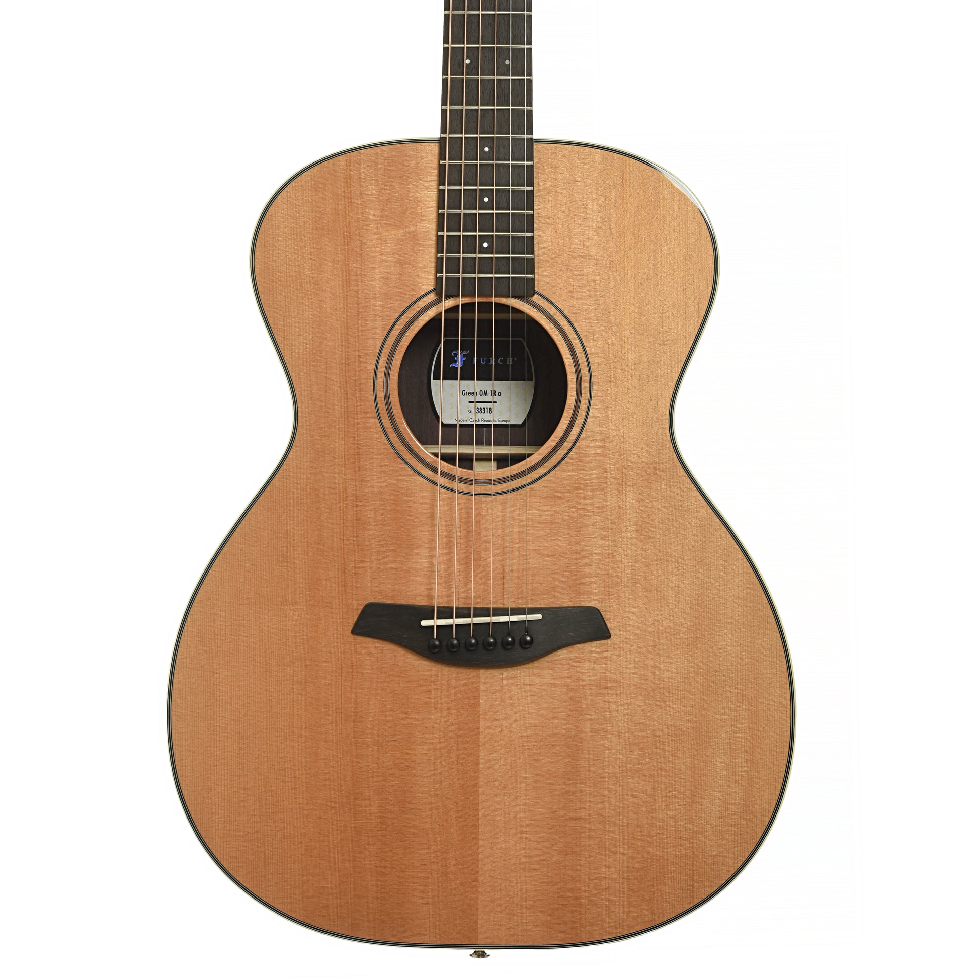 Front of Furch Green Series OM-TR a OM Acoustic Guitar