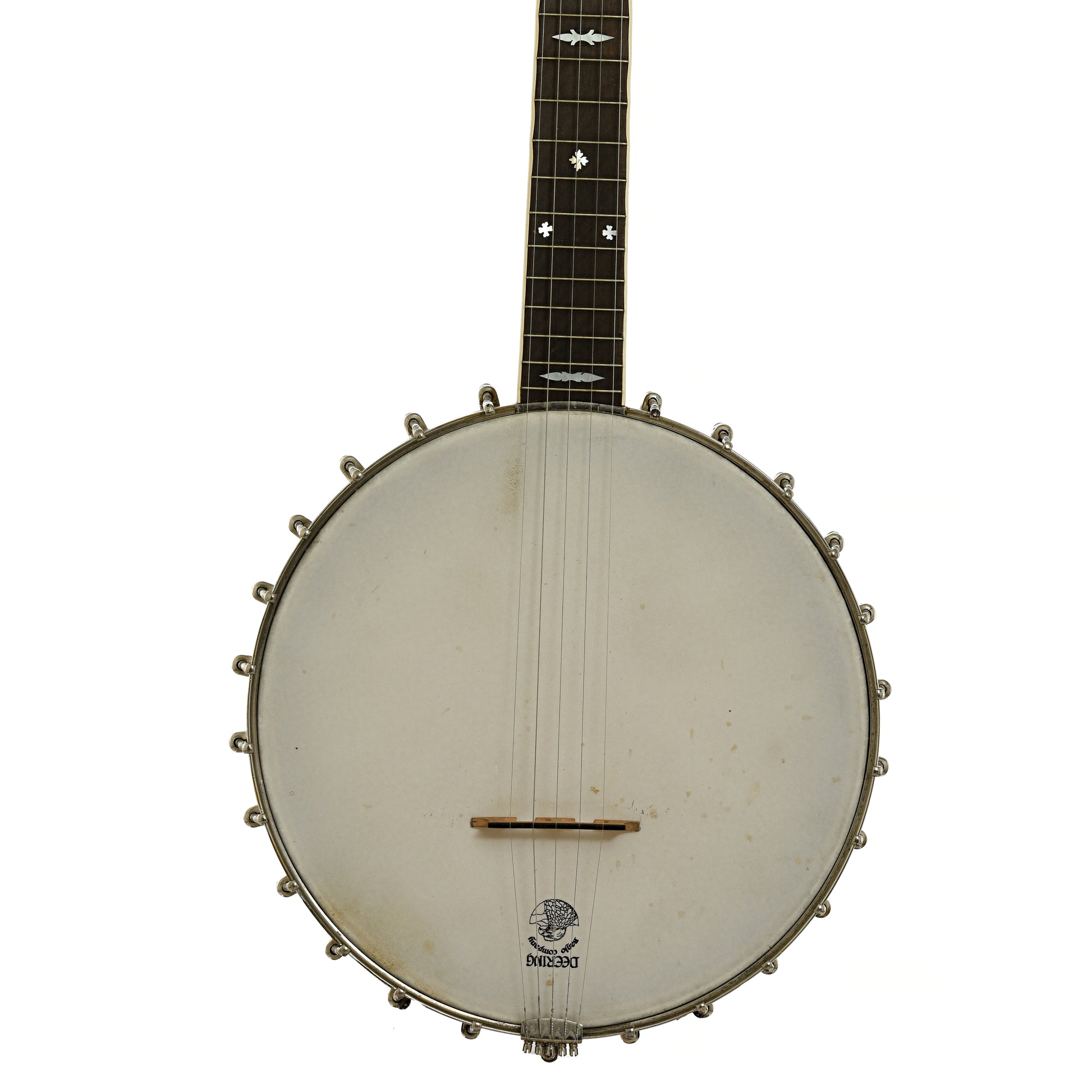 Front of Bacon Blue Ribbon A1 Special Open Back Banjo 