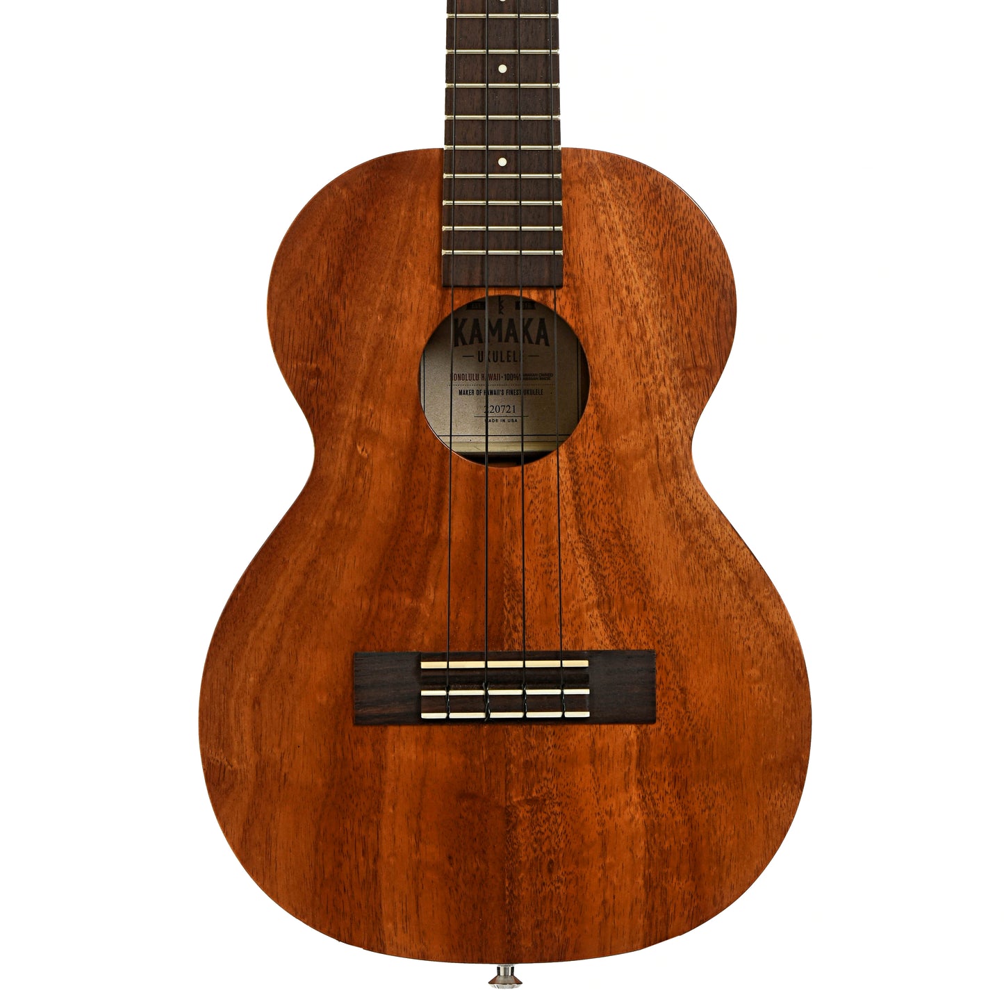 Front of Kamaka HF-3 Tenor Ukulele