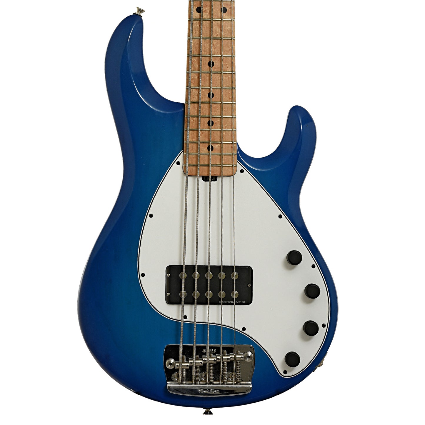 Front of Ernie Ball Music Man Stingray 5 Electric Bass
