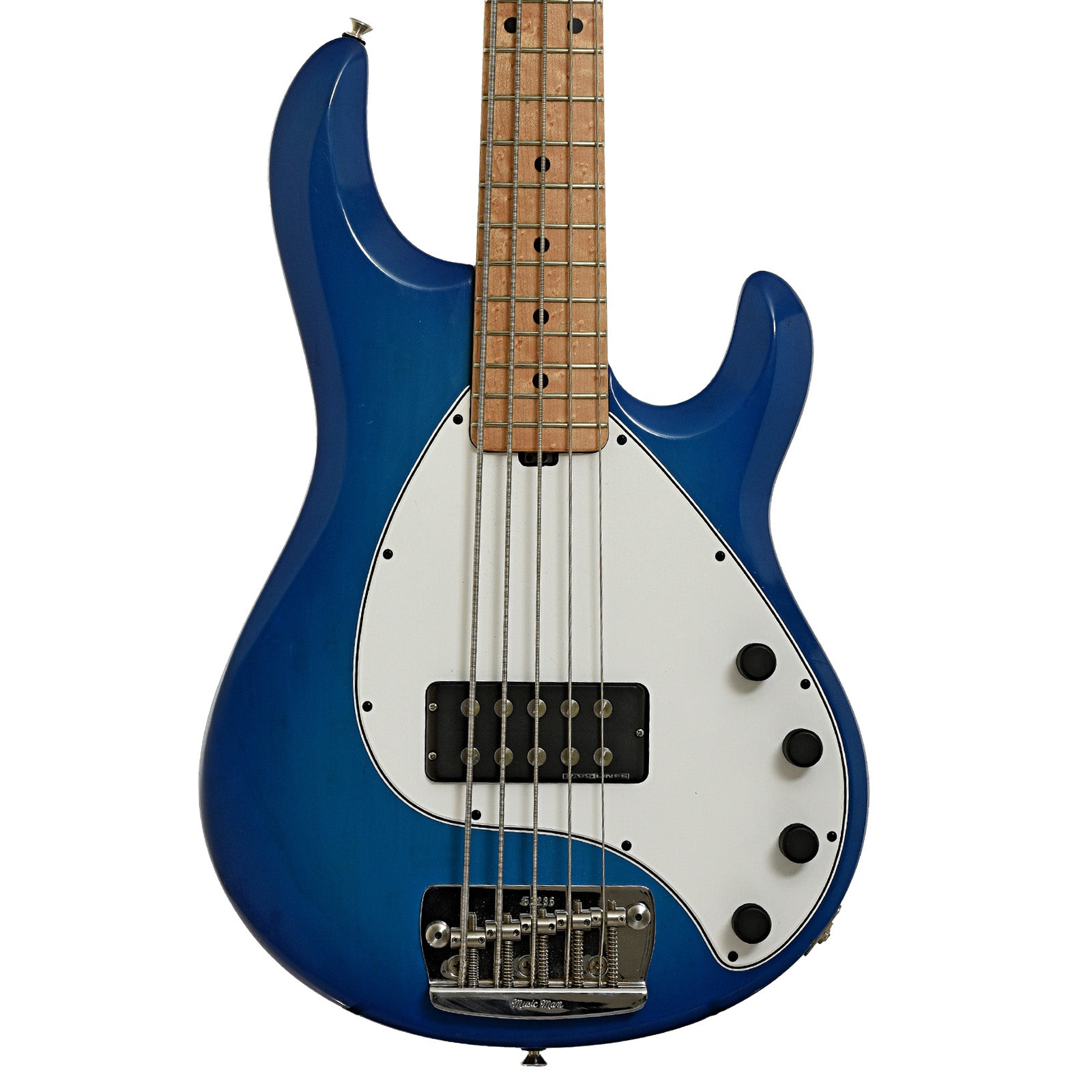 Front of Ernie Ball Music Man Stingray 5 Electric Bass