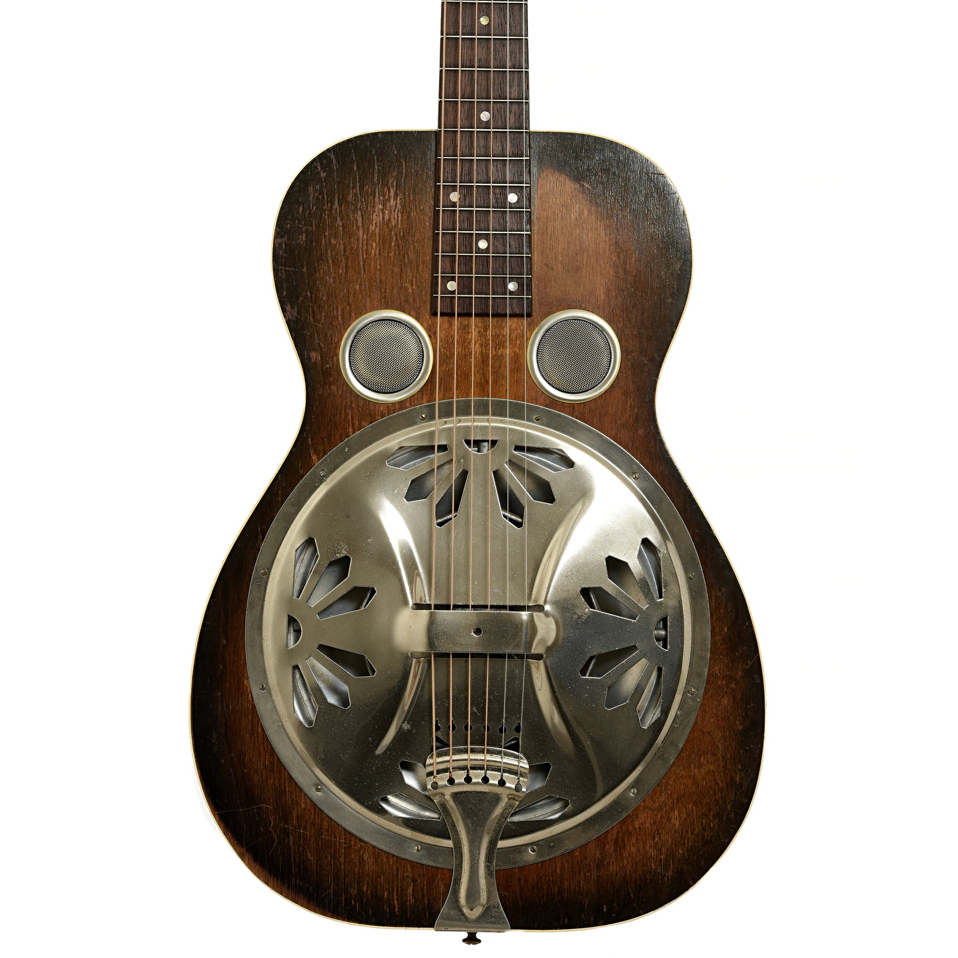 Front of Dobro Model 27 Squareneck Resonator Guitar