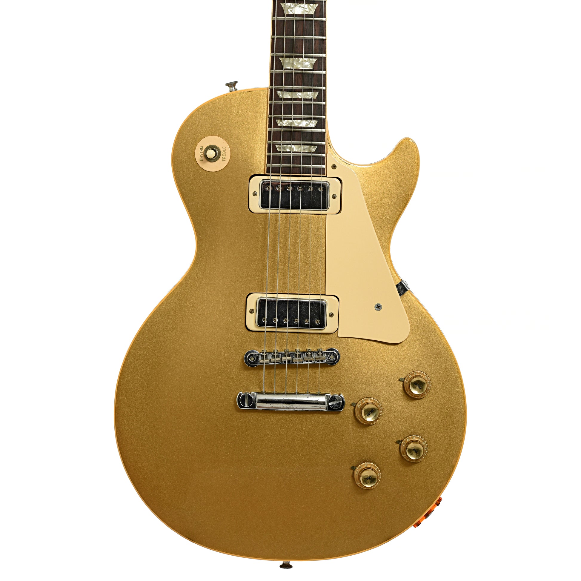 Front of Gibson Les Paul Deluxe Electric Guitar