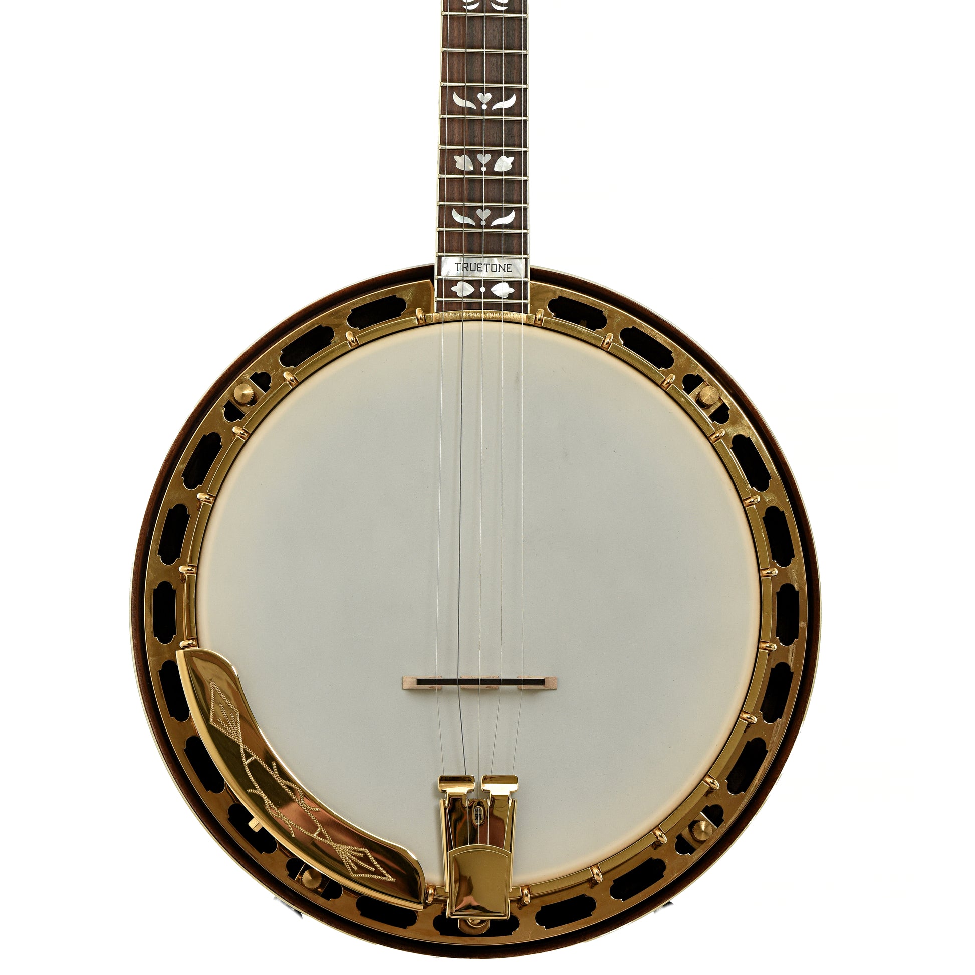 Front of Huber VRB-G Trutone Resonator Banjo 